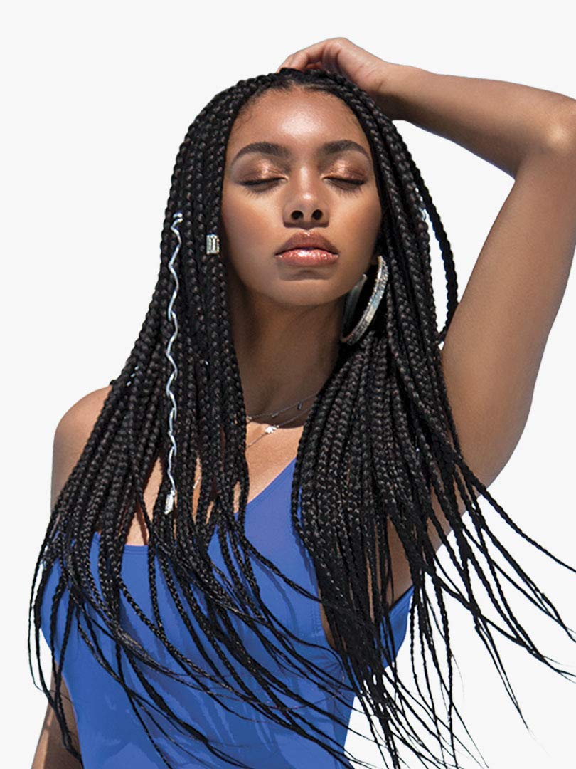 Sensationnel Ruwa Prestretched Braiding Hair - 3X 24 Inch Water Repellent Kanekalon Fast Dry Synthetic Braid In Hair Extensions