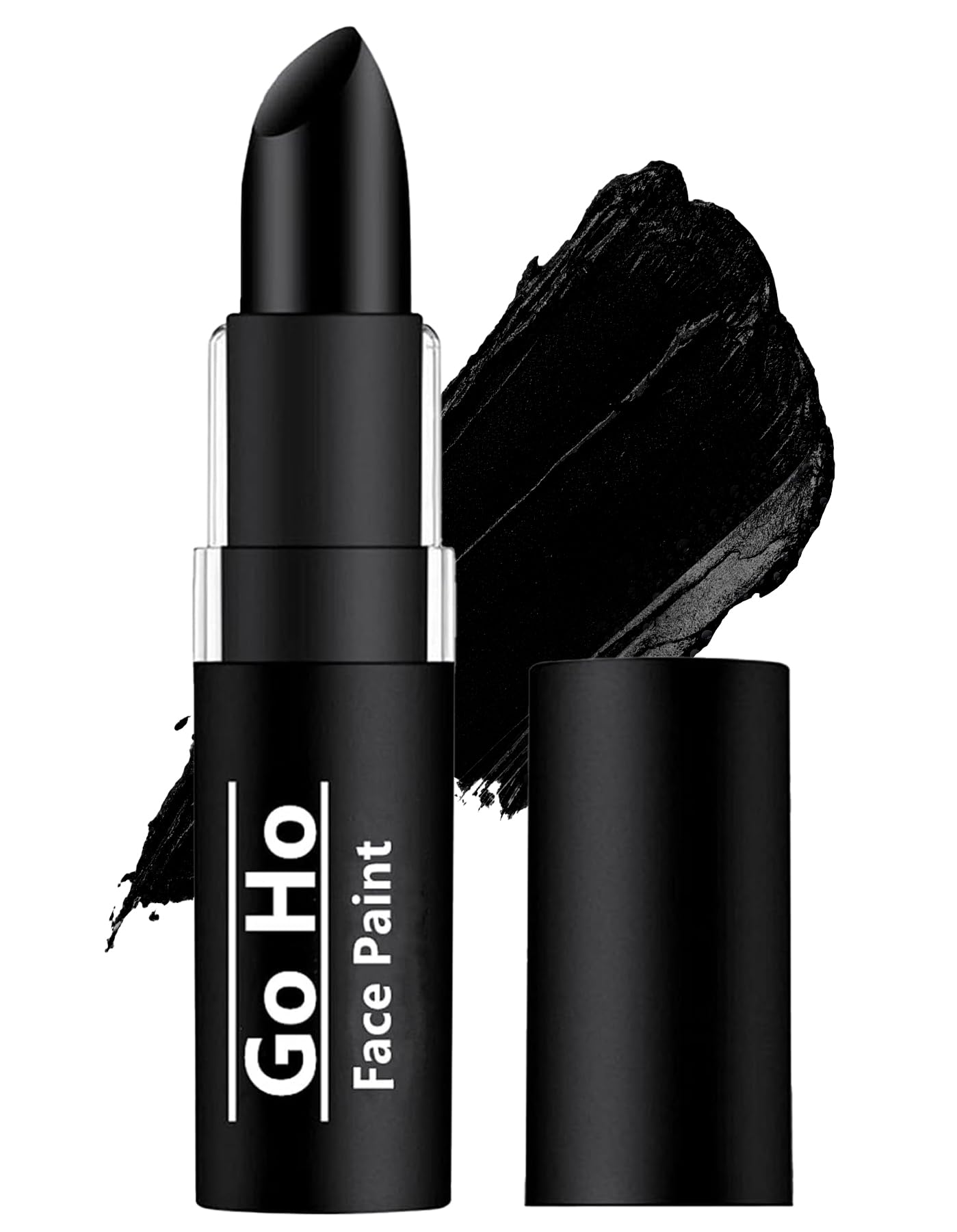 Go Ho Makeup Clown Black Cream-Blendable Stick - Black Face Body Paint Stick Professional SFX Makeup Cosplay Costume,Safe Facepa