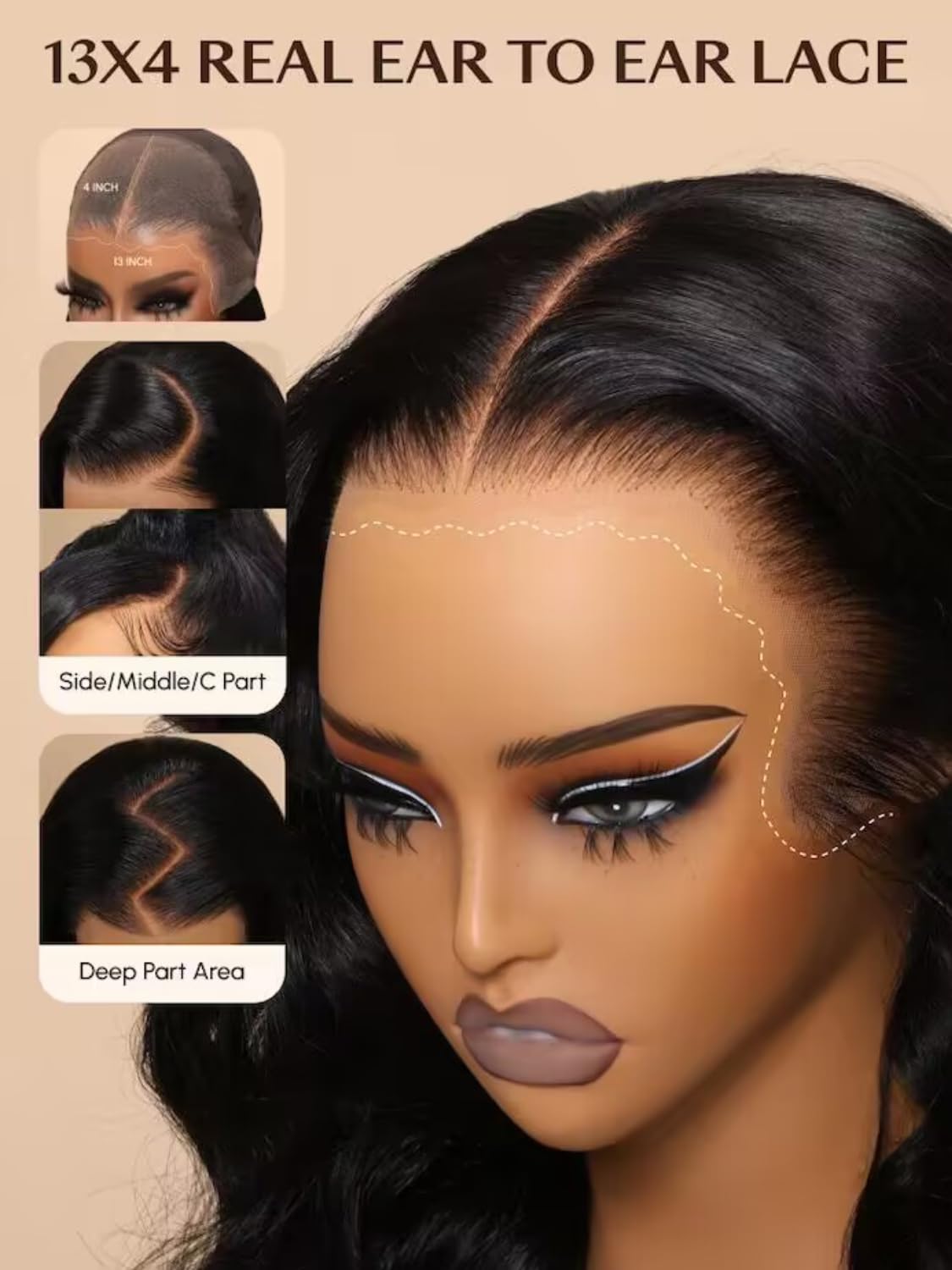 Unice Pre Everything Glueless Frontal Wig Short Bob Wig 13X4 Pre Cut Lace Front Wigs Human Hair Pre Bleached Bye Bye Knots Wig P