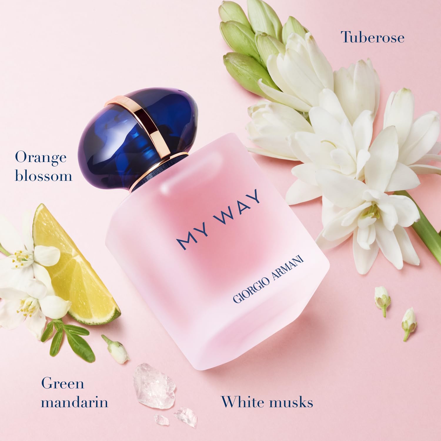 Armani Beauty - My Way - Eau de Parfum Florale - Perfume for Women - Floral Orange Blossom Womens Fragrance -Orange blossom, Tub
