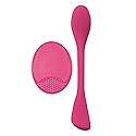 Plum Beauty Facial Skin Scrubber Set - Removes Dirt, Opens Pores, Exfoliates Skin, Wall Suction Back