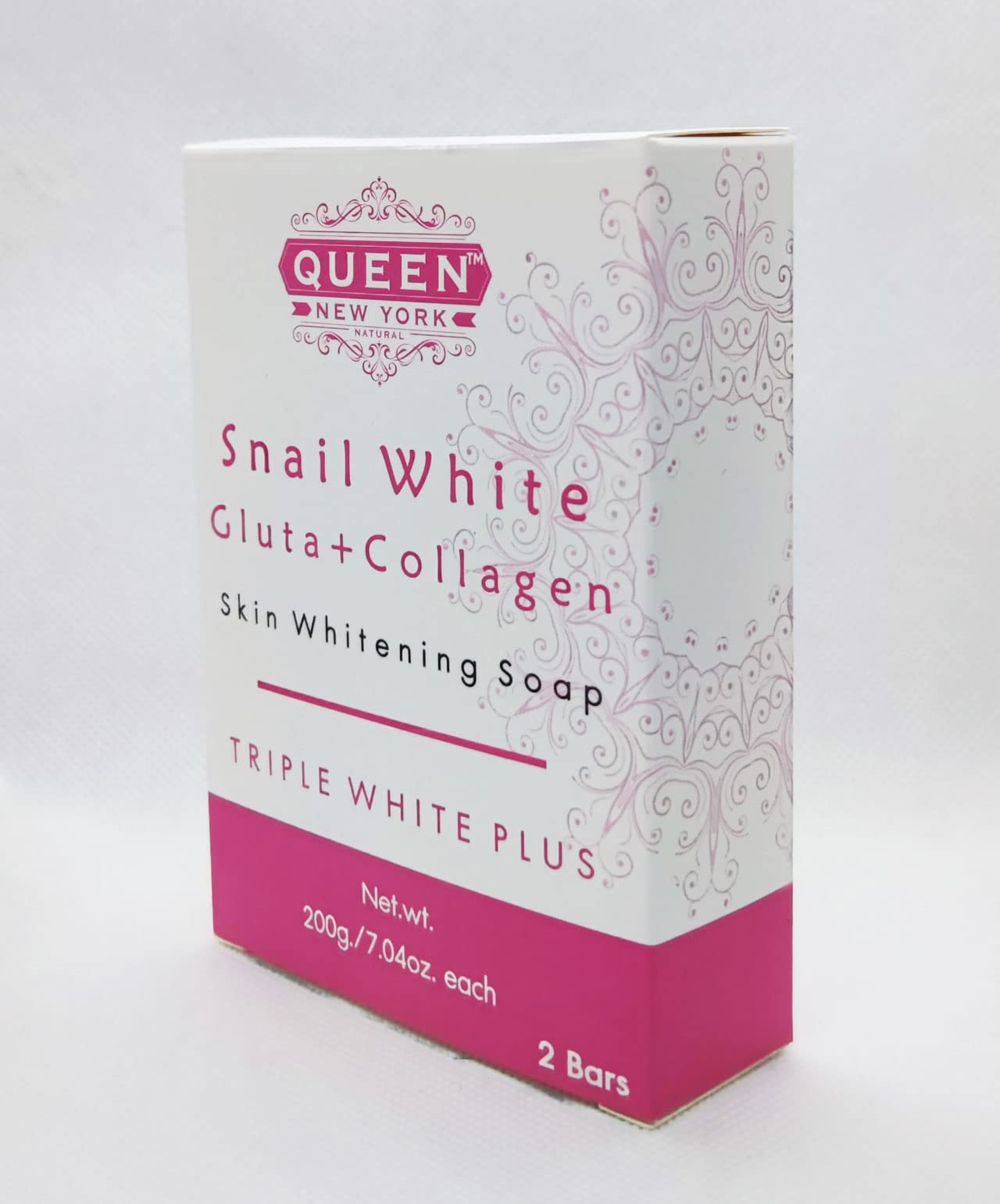 QUEEN SNAIL SECRET | Whip Soap Glutathione Collagen Skin Brightening Soap-Glowing,Radiance Skin, Dark Spots, Rejuvenate, Uneven