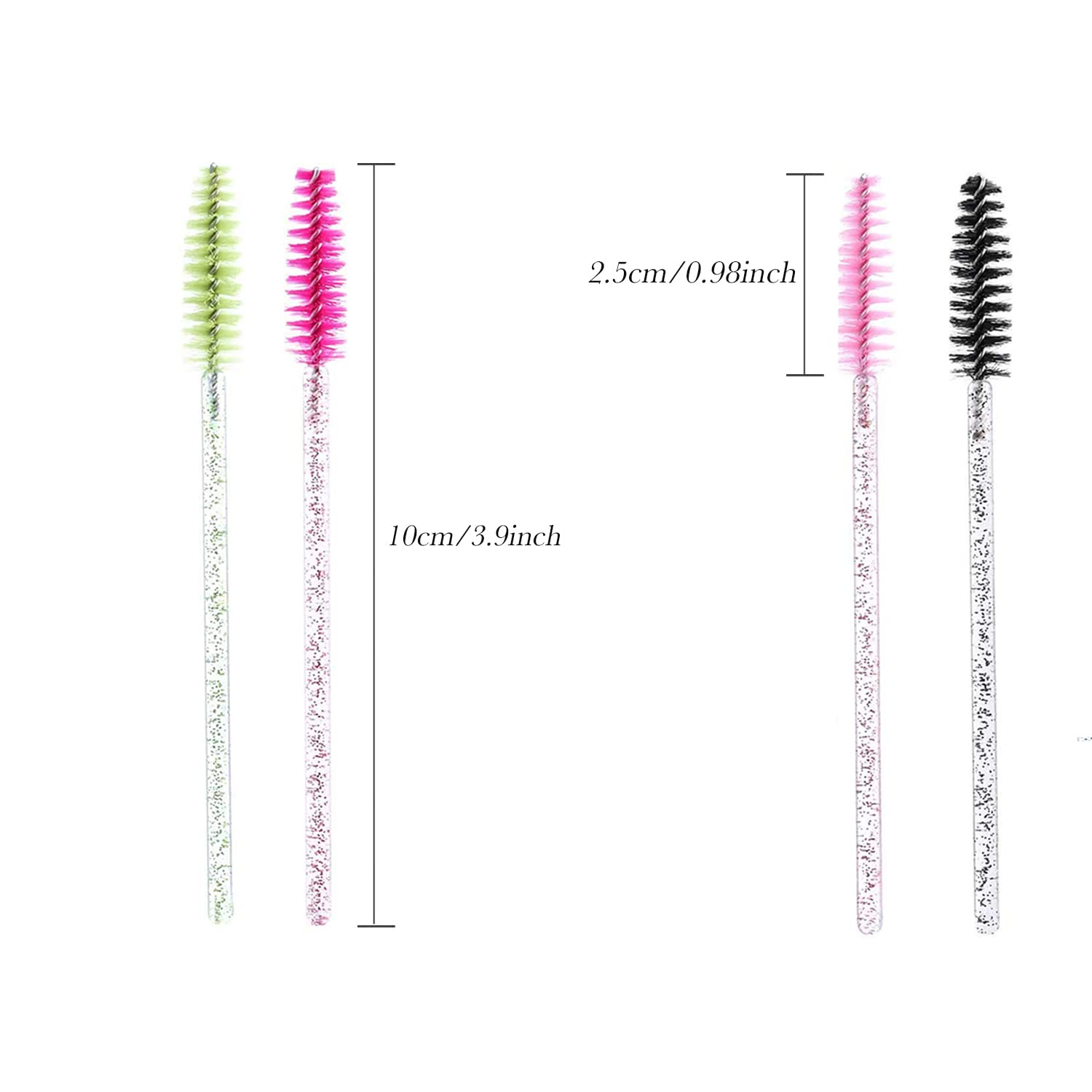 300Pcs Disposable Eyelash Mascara Brushes For Eye Lashes Extension Eyebrow And Makeup For Eye Lash Extension, Eyebrow And Makeup