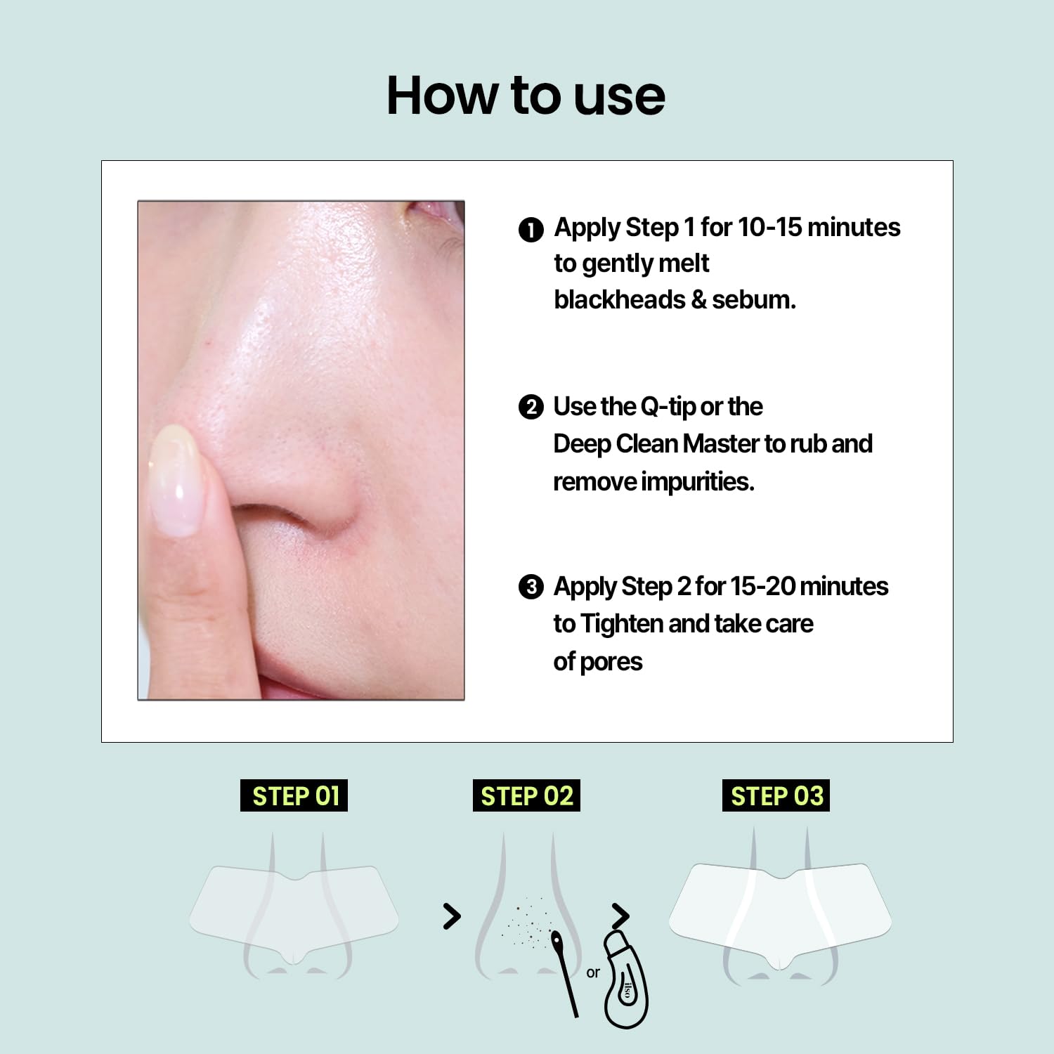 Ilso Natural Mild Clear Nose Patch/Blackhead Remover For Nose/Targets Pores & Pimples/Facial Skin Care/Dermatologist Approved/Ko