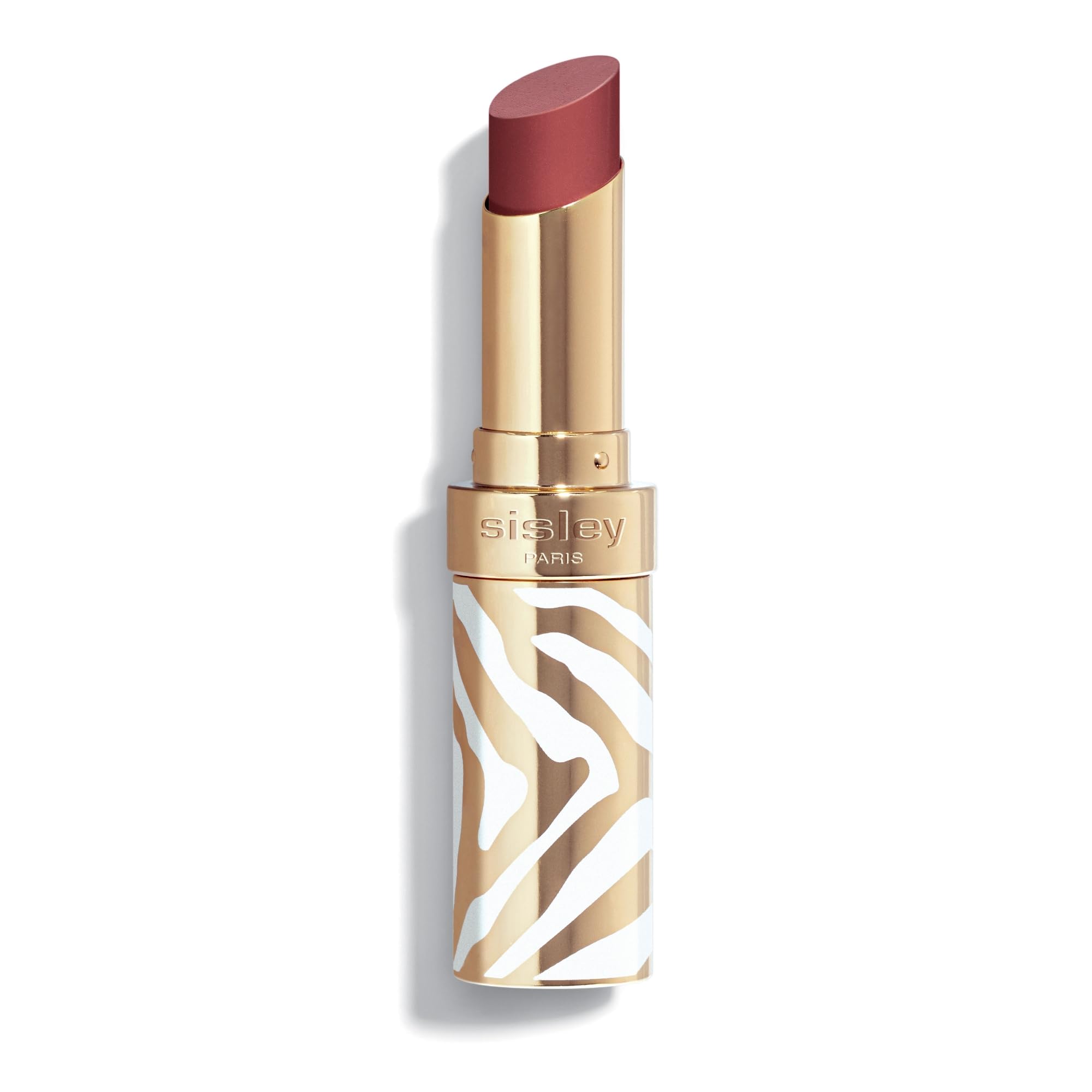 Sisley Paris Phyto-Rouge Shine, 12 Sheer Cocoa - Hydrating Shine Lipstick - Plumps & Smooths Lips - Sheer Color, Rich Texture, I