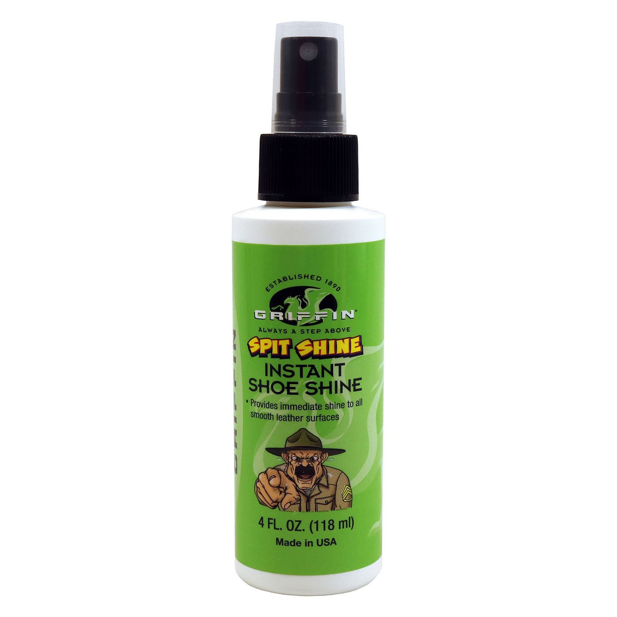 Griffin Shoe Care - Spit Shine Instant Shoe Shine - For All Smooth Leather Surfaces & Colors