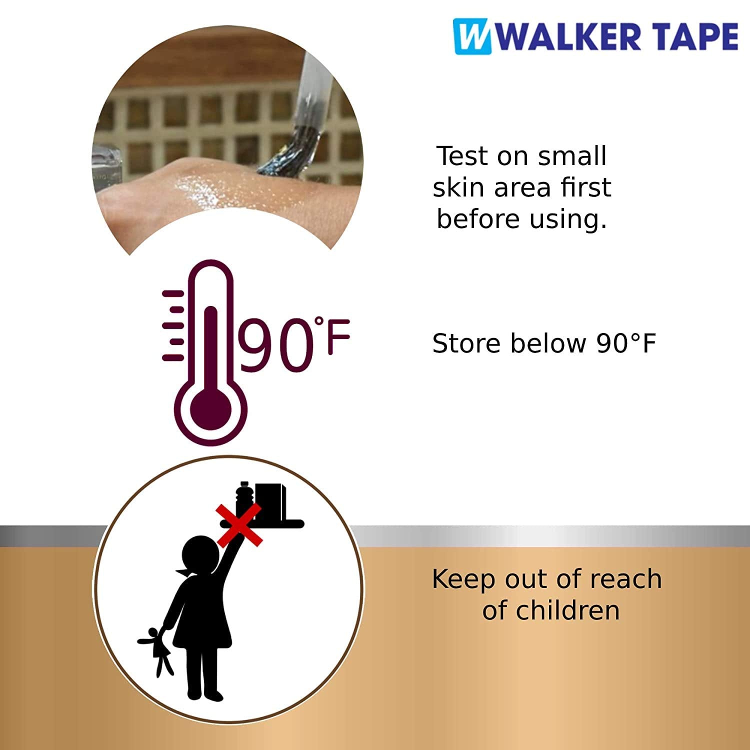 Walker Tape Ounce (355 mL) C22 Citrus Solvent Wig Glue Remover with 3.4 Ounce Ultra Hold Hair System Wig Adhesive WKR-UH-3.4+-C2