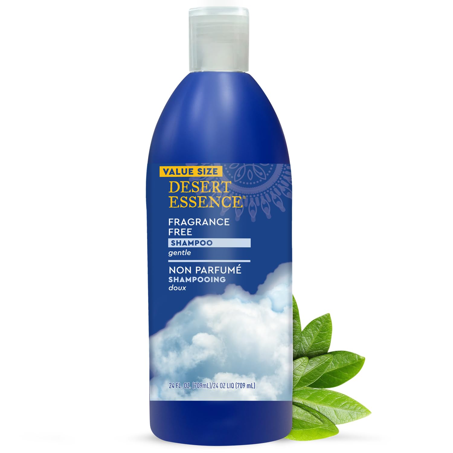 Desert Essence Fragrance Free Shampoo, 24 fl oz