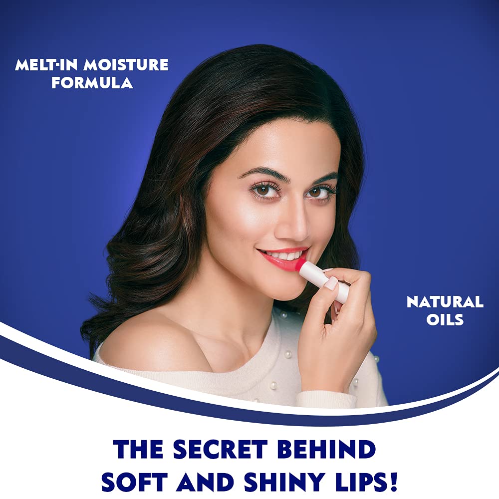 Nivea Lip Care Fruity Shine Strawberry, 4.8G