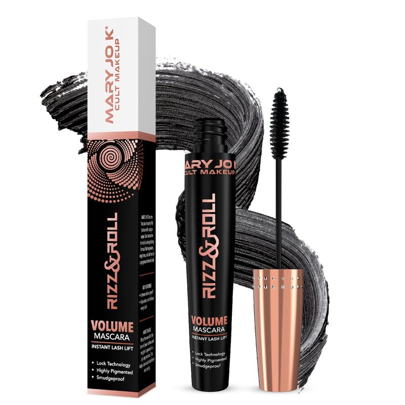 Mary Jo K Volume Mascara | SkyHigh Volume | Lift & Curl | Waterproof Formula | LongLasting Wear | Dramatic Definition | ProVi