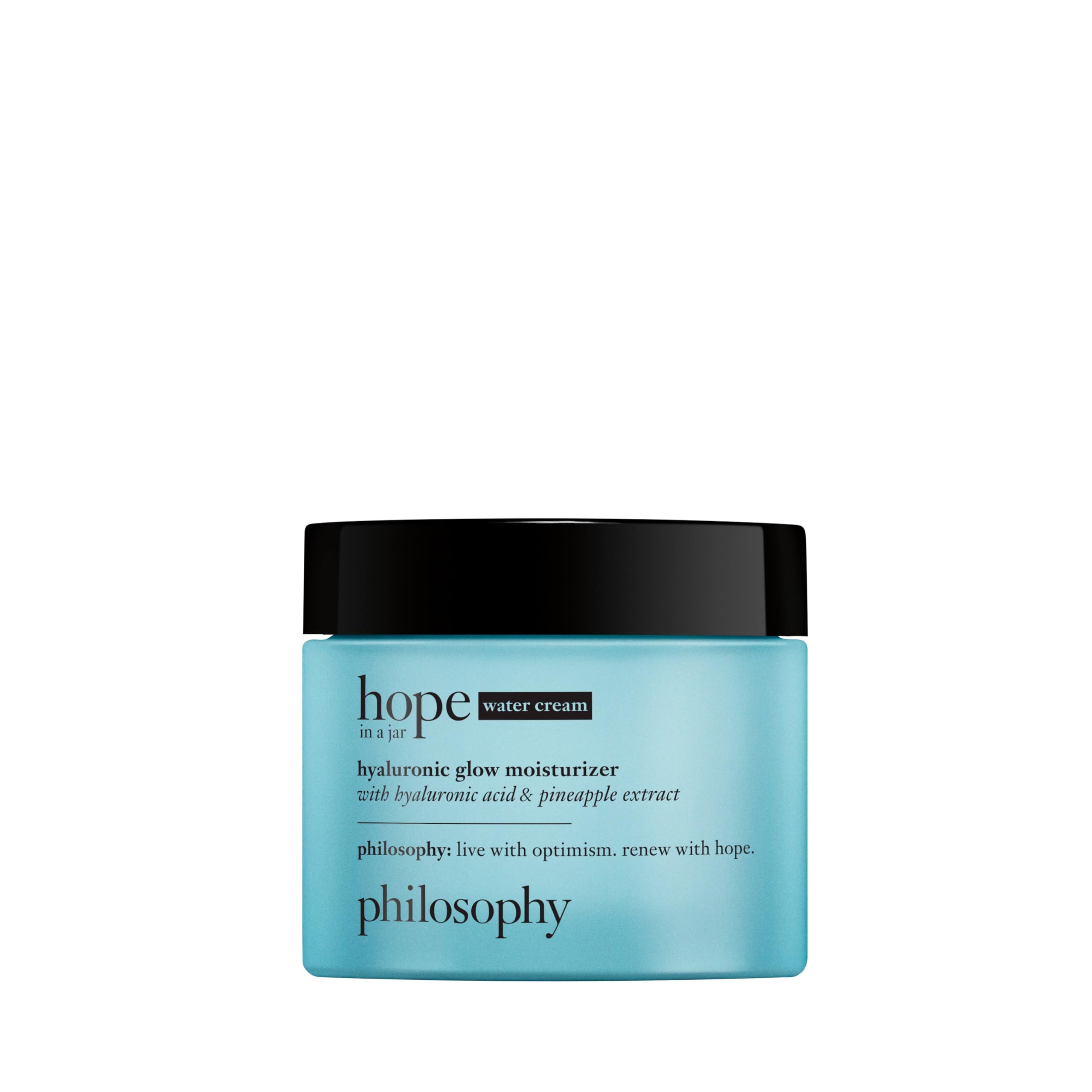 Philosophy Hope In A Jar Hyaluronic Glow Water Cream Face Moisturizer - With Hyaluronic Acid & Pineapple Extract - Provides 72-H