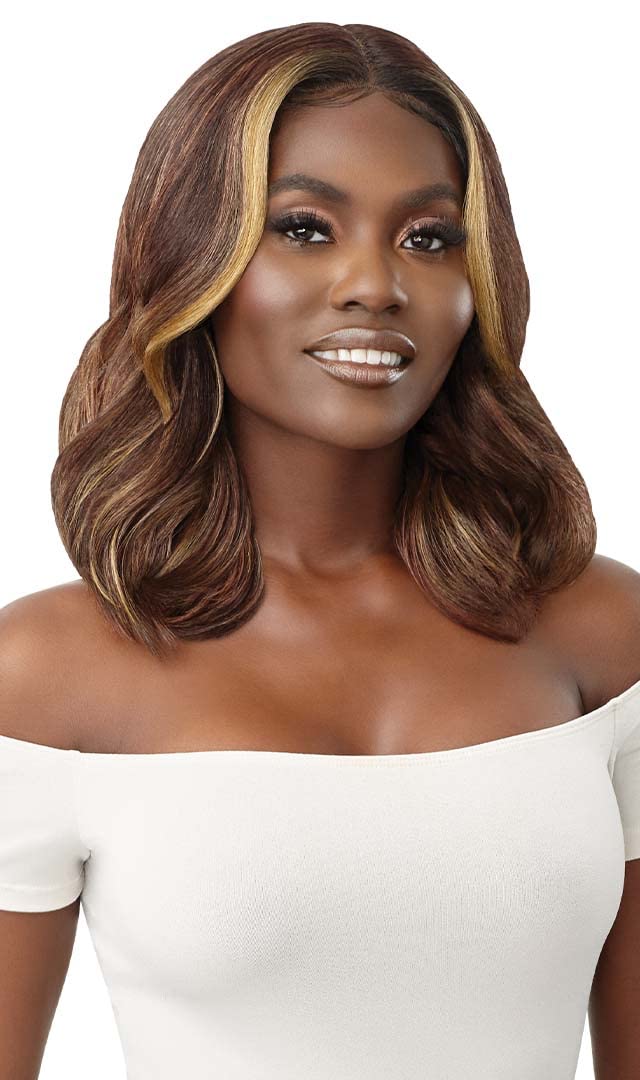 Outre EveryWear Synthetic HD Lace Front Wig - EVERY 21 (Color:DRFF RED VELVET)