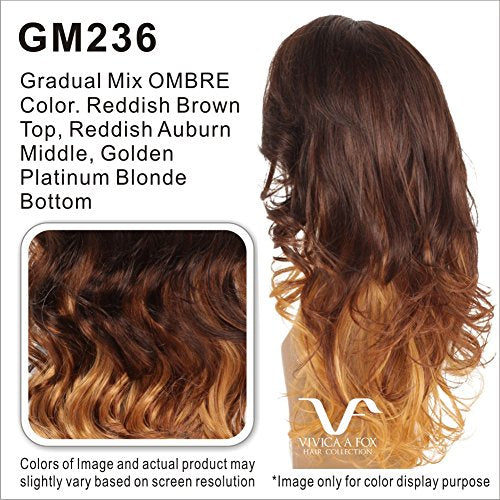 Vivica A. Fox NAPOLI-V New Futura Fiber, Deep Lace Front Wig in Color GM236