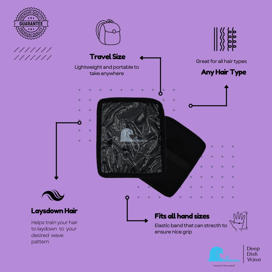 Deep Dish Wave Deep Dish Wave Premium Laydown Pad for 360 Waves - Black