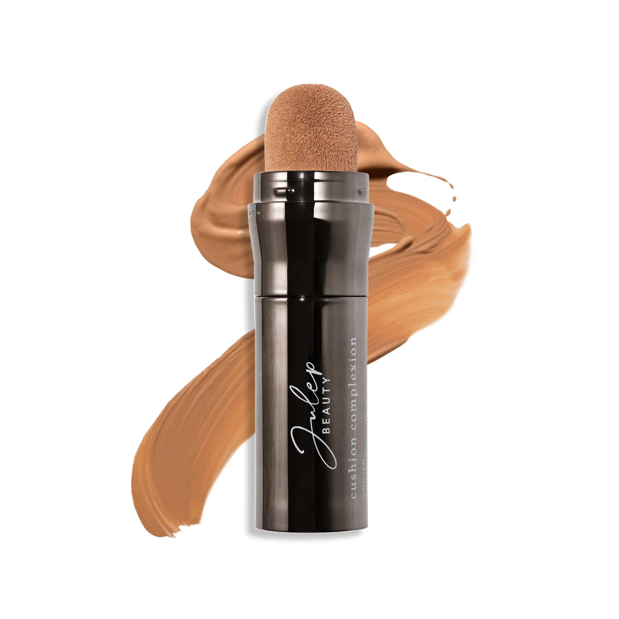Julep Cushion Complexion Medium Coverage Foundation - Caramel | Covers, Brightens & Evens Skin Tone | On-The-Go Cushion Applicat