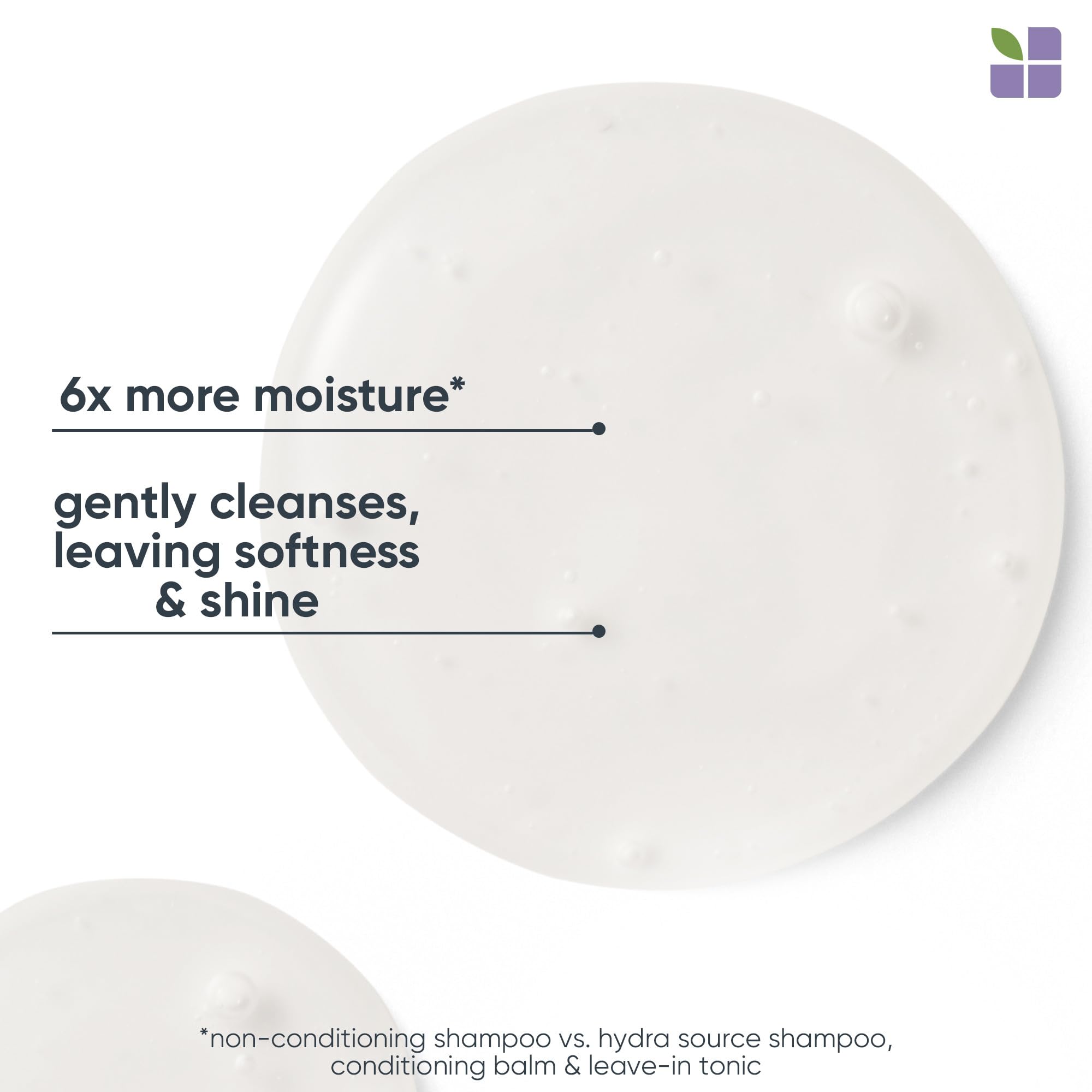 Biolage Hydrasource Salon Shampoo | Hydrates & Moisturizes Dry Hair | Helps Repair Split Ends | Paraben-Free | For Dry Hair | We