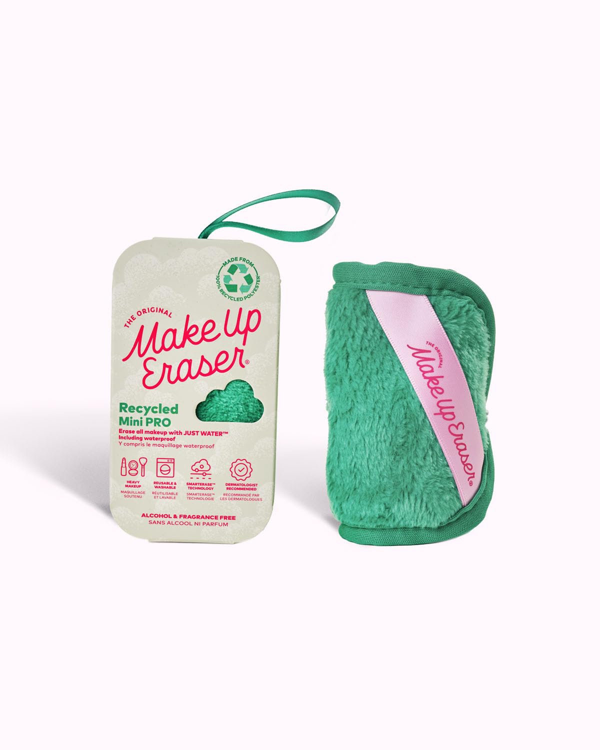 The Original Makeup Eraser 100% Recycled Mini Pro, Erase All Makeup With Just Water, Including Waterproof Mascara, Eyeliner, Fou