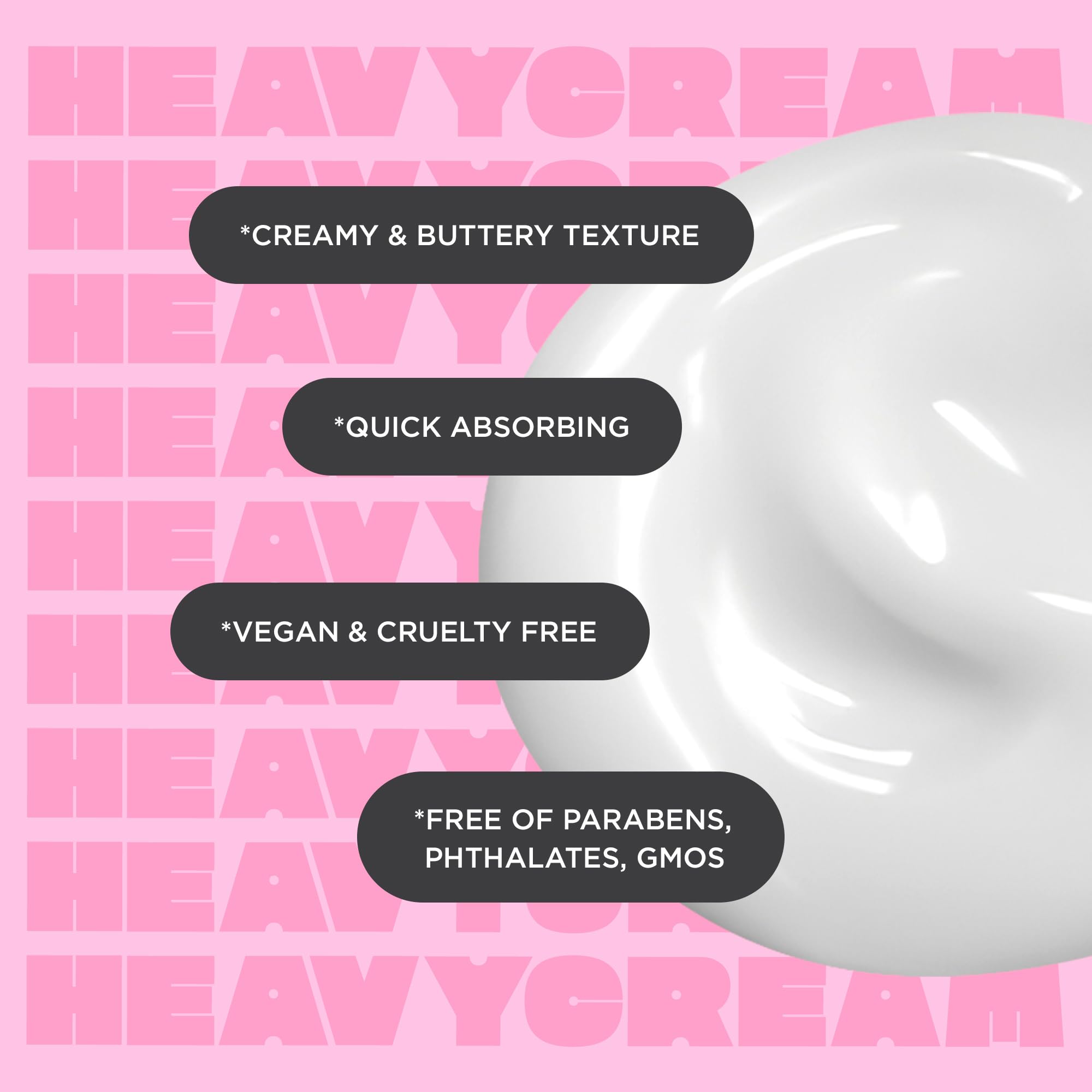 Cake Beauty Hand Cream, Heavy Cream - Intensive Hand Repair Balm - Rich Moisture - Shea Butter & Aloe Vera - For Dry Hands - Tra