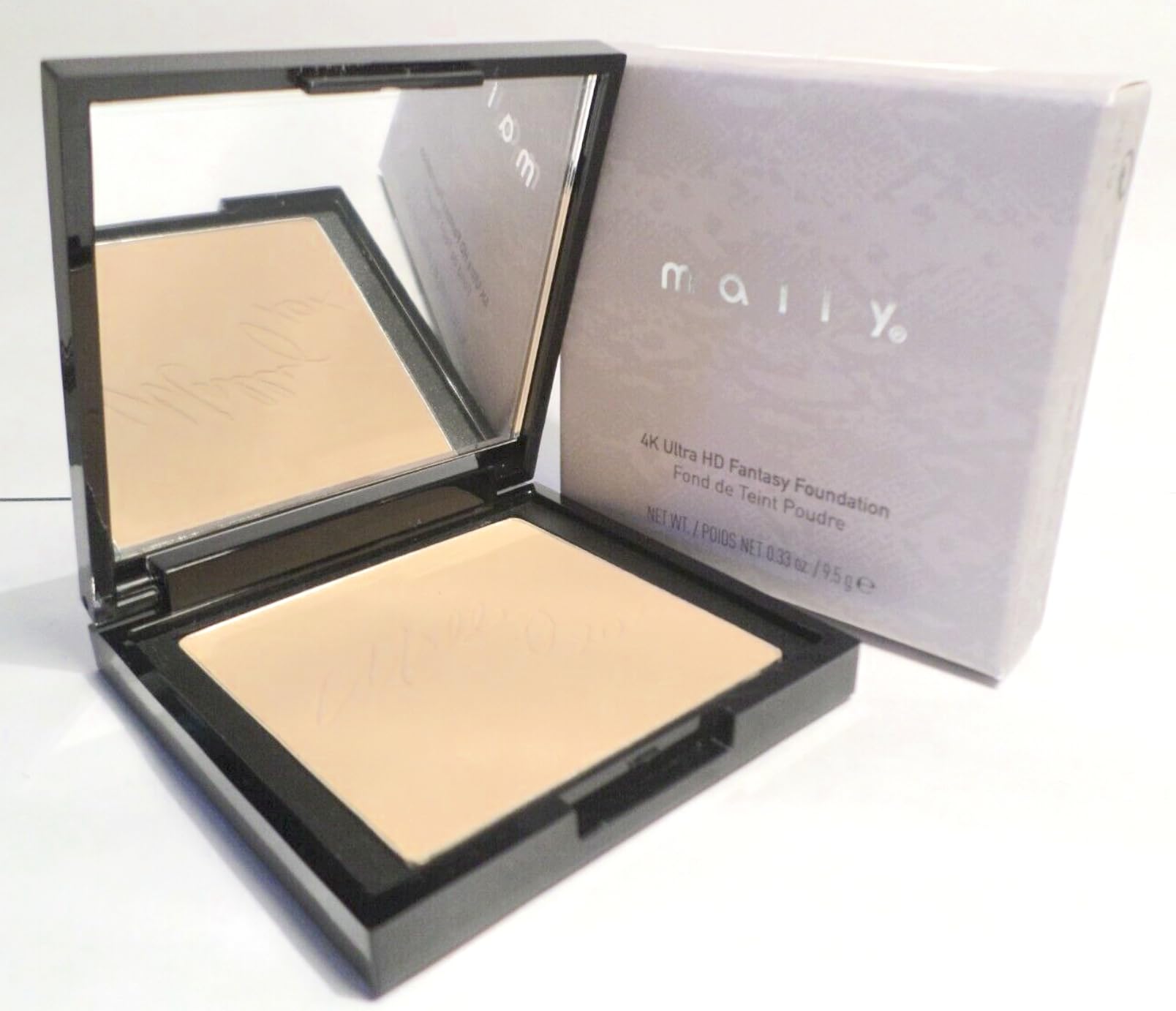 Mally 4K Ultra HD Fantasy Powder Foundation  FAIR  Full, Natural Coverage  .33 oz