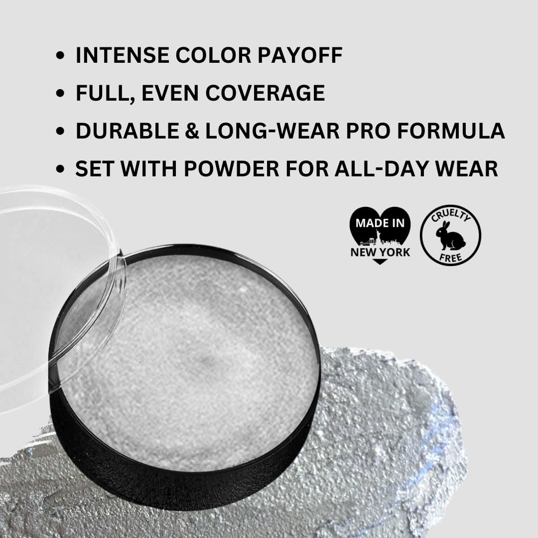 Mehron Makeup Color Cups (.5 Oz) (Silver)