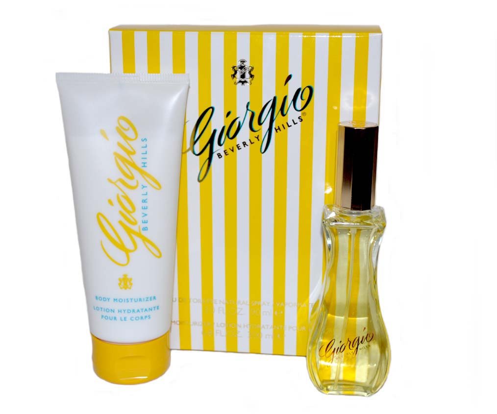 Giorgio By Giorgio Beverly Hills For Women Edt Spray 3 Oz & Body Lotion 6.8 Oz