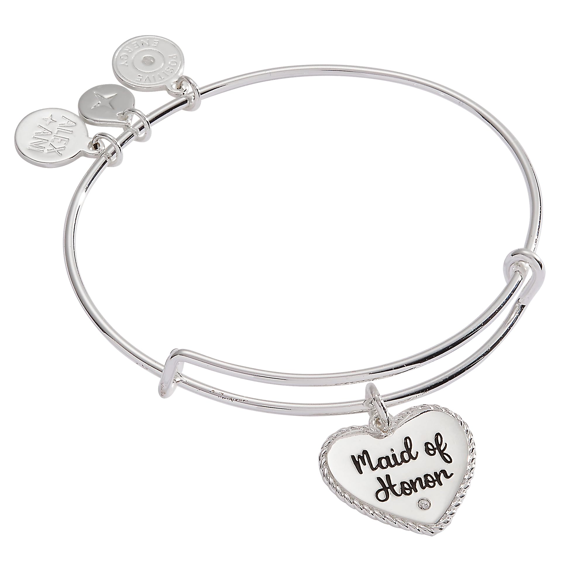 Alex and Ani Maid of Honor Heart Bangle
