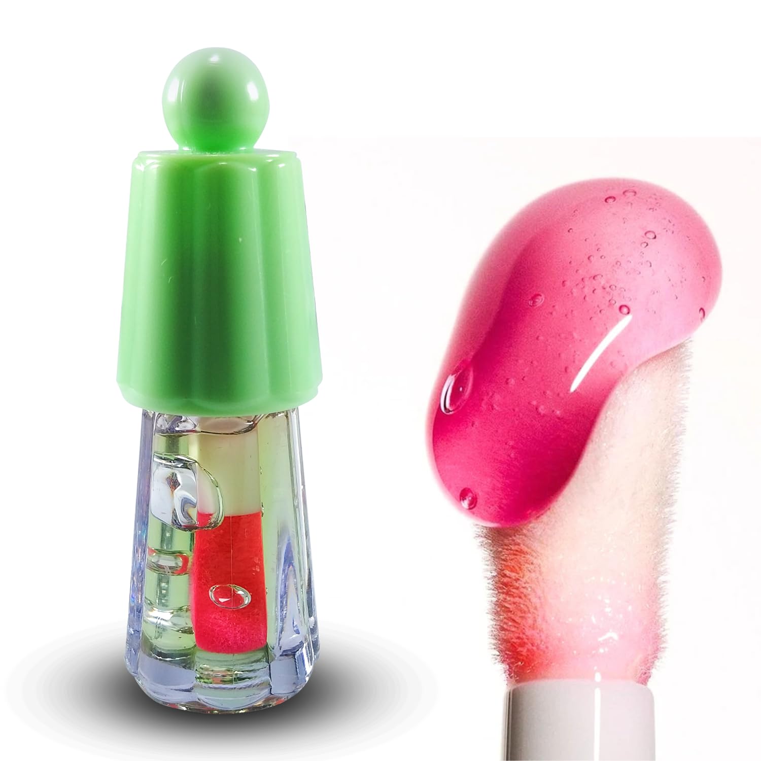Lipoil Daily Use Lip Balm & Lip Gloss  Moisturizing, Hydrating, Transparent Korean Pink, Color Changing, Waterproof, High Shine