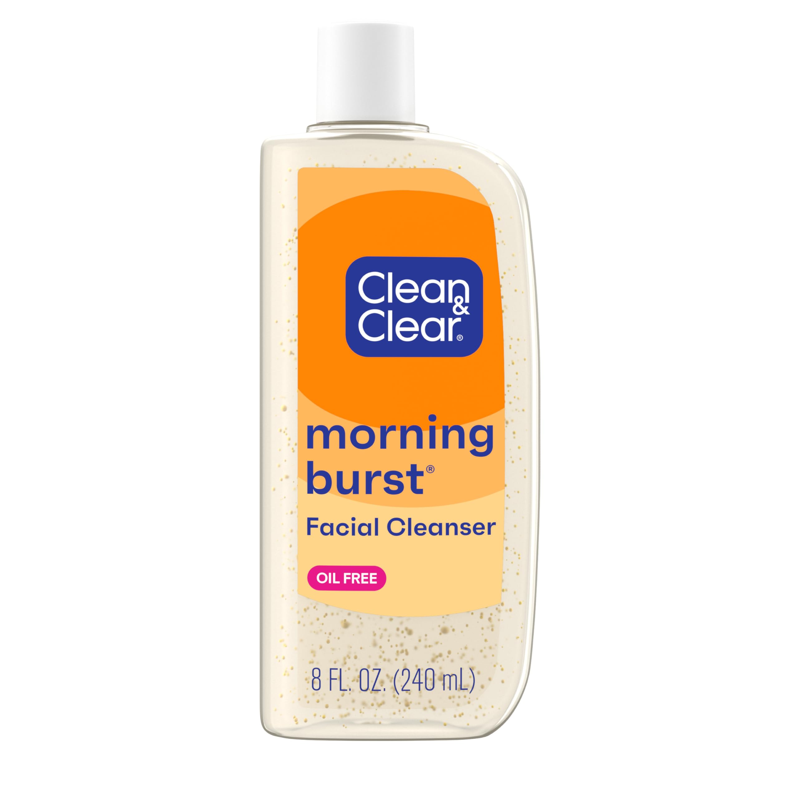 Clean & Clear Morning Burst Oil-Free Facial Cleanser With Brightening Vitamin C, Ginseng, And Gentle Daily Brightening Face Wash