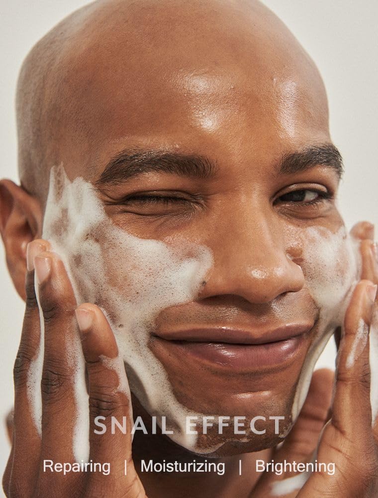 Mizon Snail Line Set, Korean Snail Skincare Essentials Set, Mini Sized Snail Foam Cleanser, Toner, Essence, And All In One Facia
