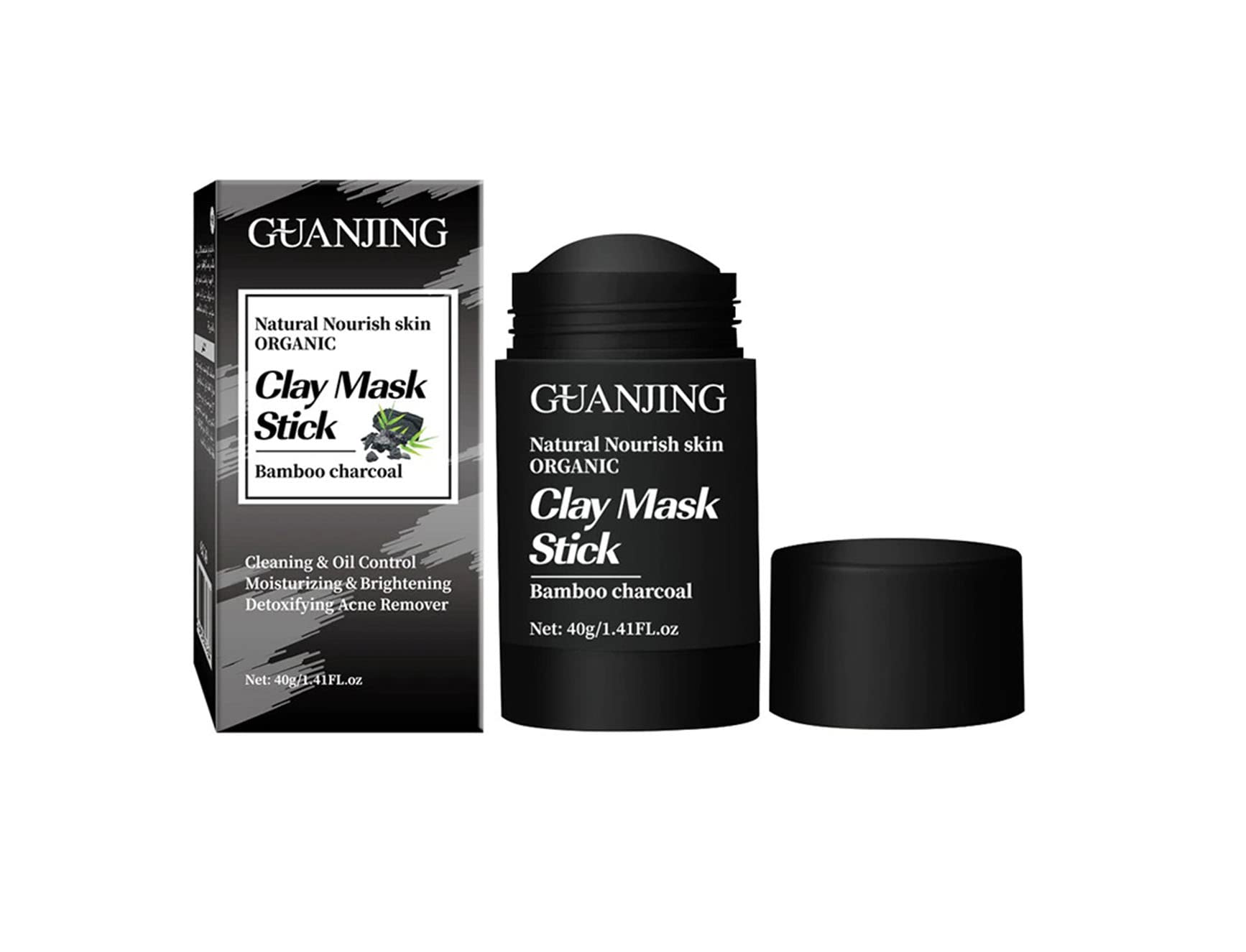 Black Bamboo Charcoal Face Mask Stick For AntiAcne, Skin Nourishing 40 Gram