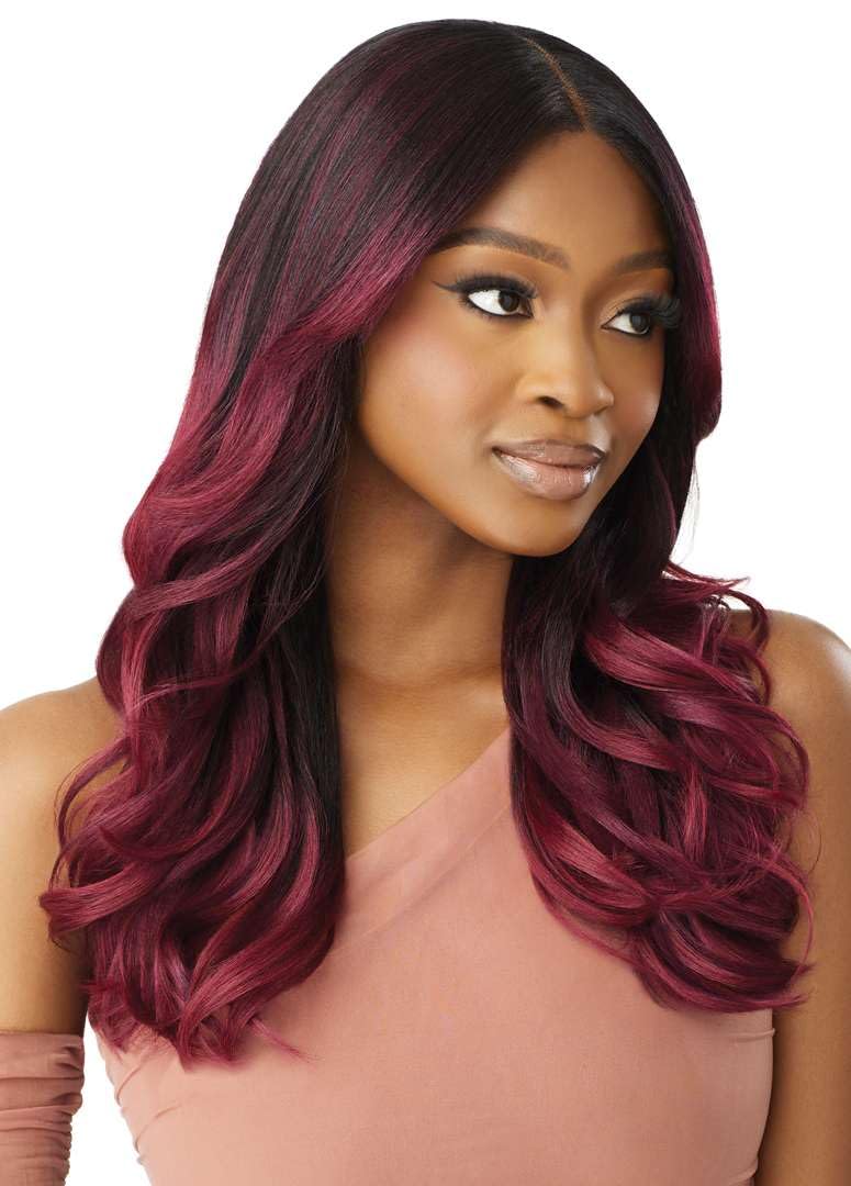 Outre Lace Front Wig - Melted Hairline - Adela (DR HICKORY BROWN)