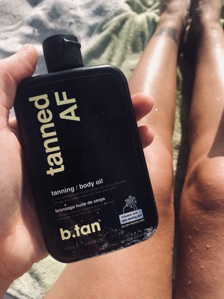 B.Tan Tanned AF Intensifier Dry Tanning Oil Unisex 8 oz