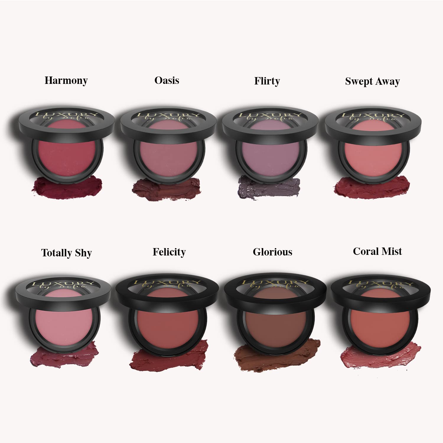 All Natural Cream Blush For Lip & Cheek Makeup Contouring, Felicity