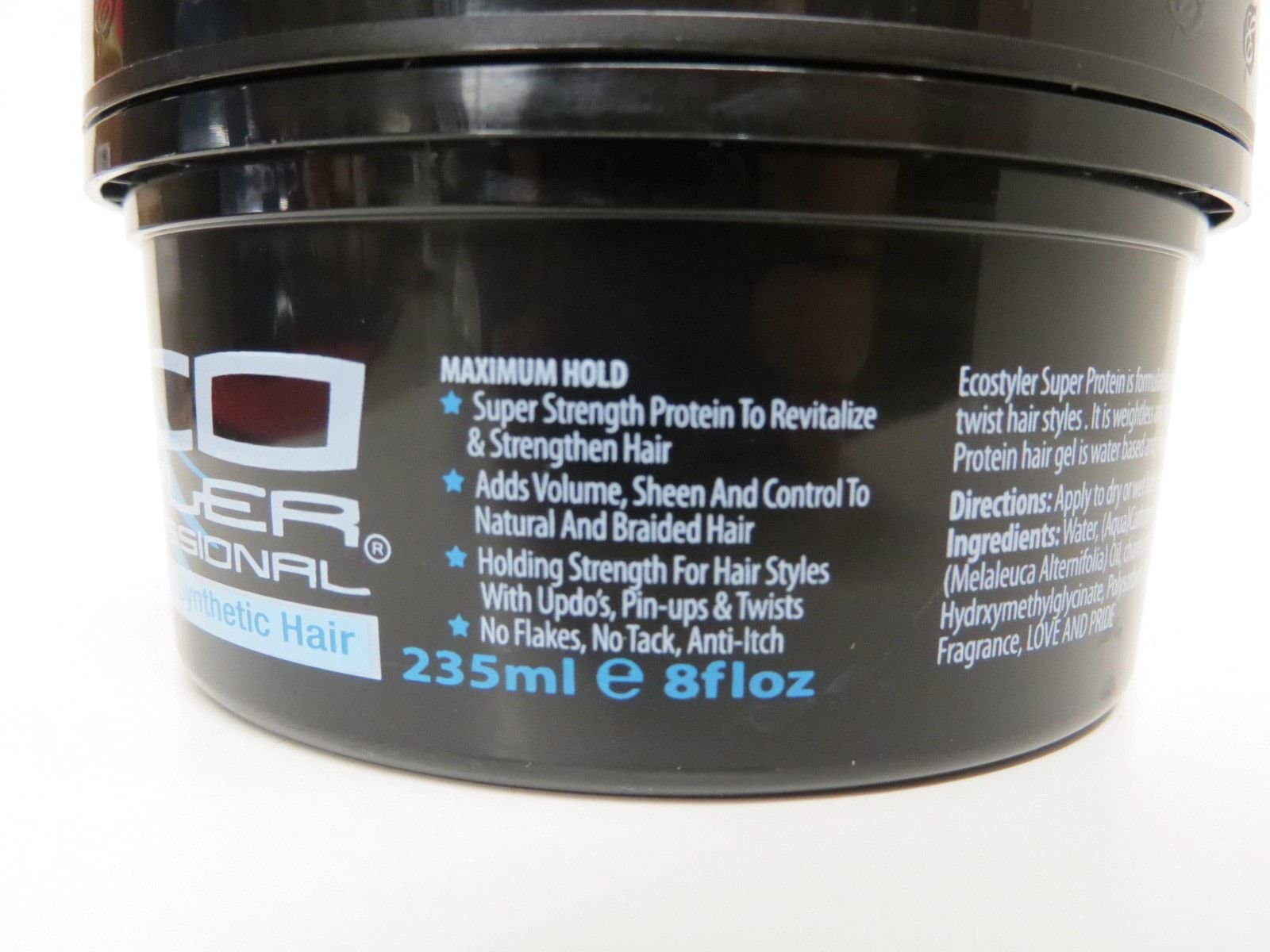 Eco Style ECOCO Gel Regular Super Protein Provides Gravity Defying Hold & Long Lasting Shine, Helps Maintain Healthy Hair, Perfe