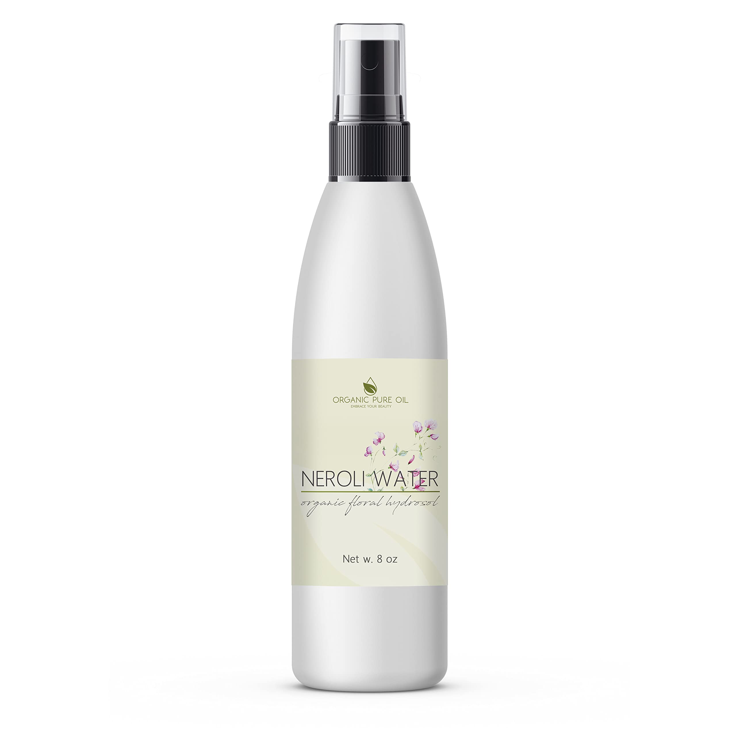 Neroli Water Hydrosol Face Mist Calming 8 oz Spray Toner Aromatherapy Facial Spritz Sprayer Linen Sheets Body Mist Pure Hydrosol