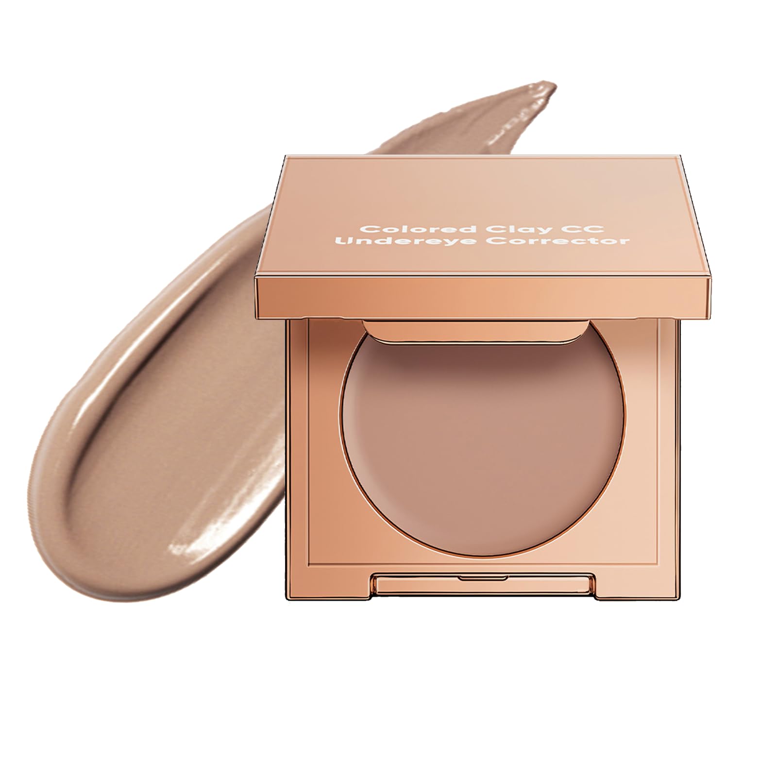 Undereye Corrector Concealer, Full Coverage Waterproof Cream Concealer,#2
