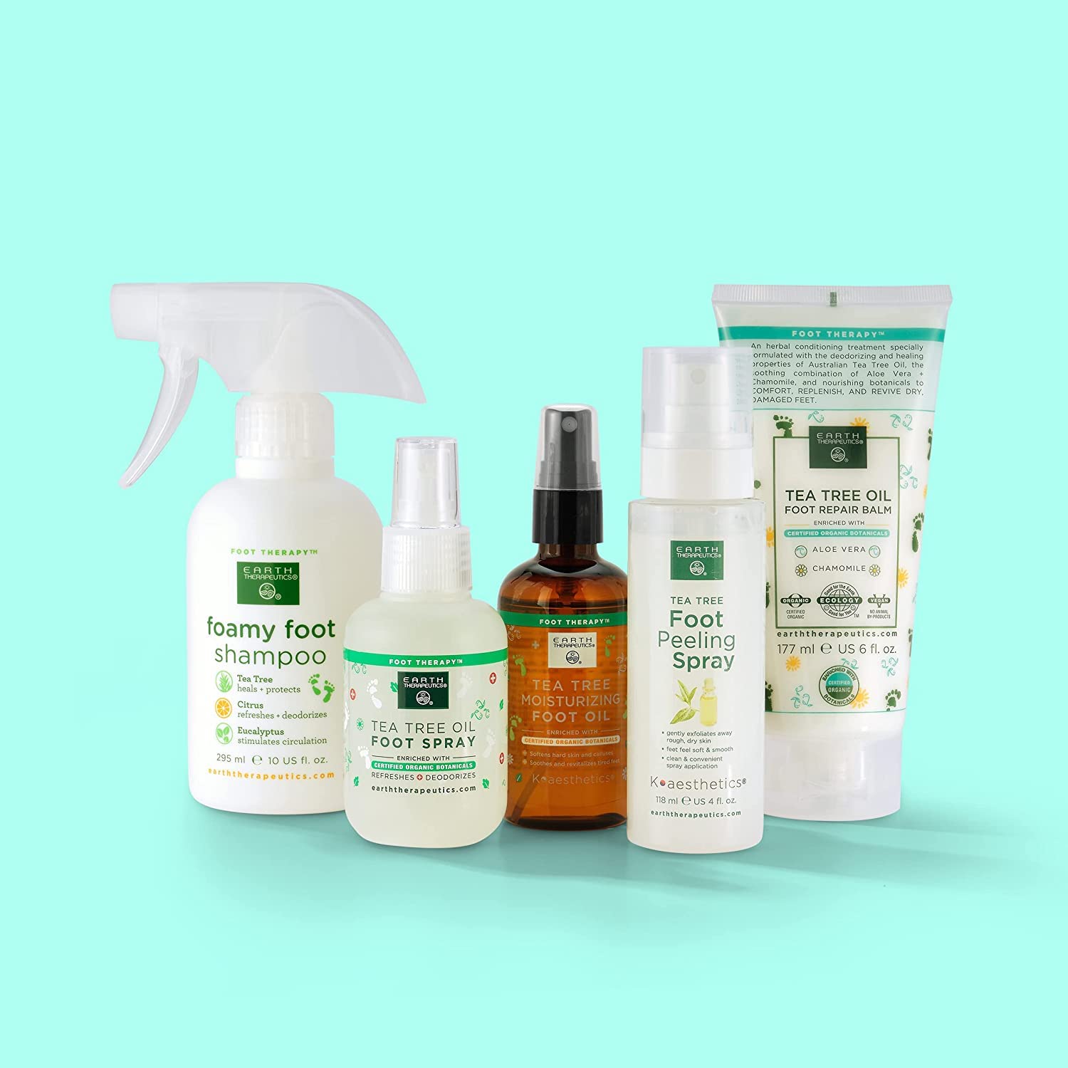 Earth Therapeutics Tea Tree Foot Peeling Spray (4 Fl Oz)