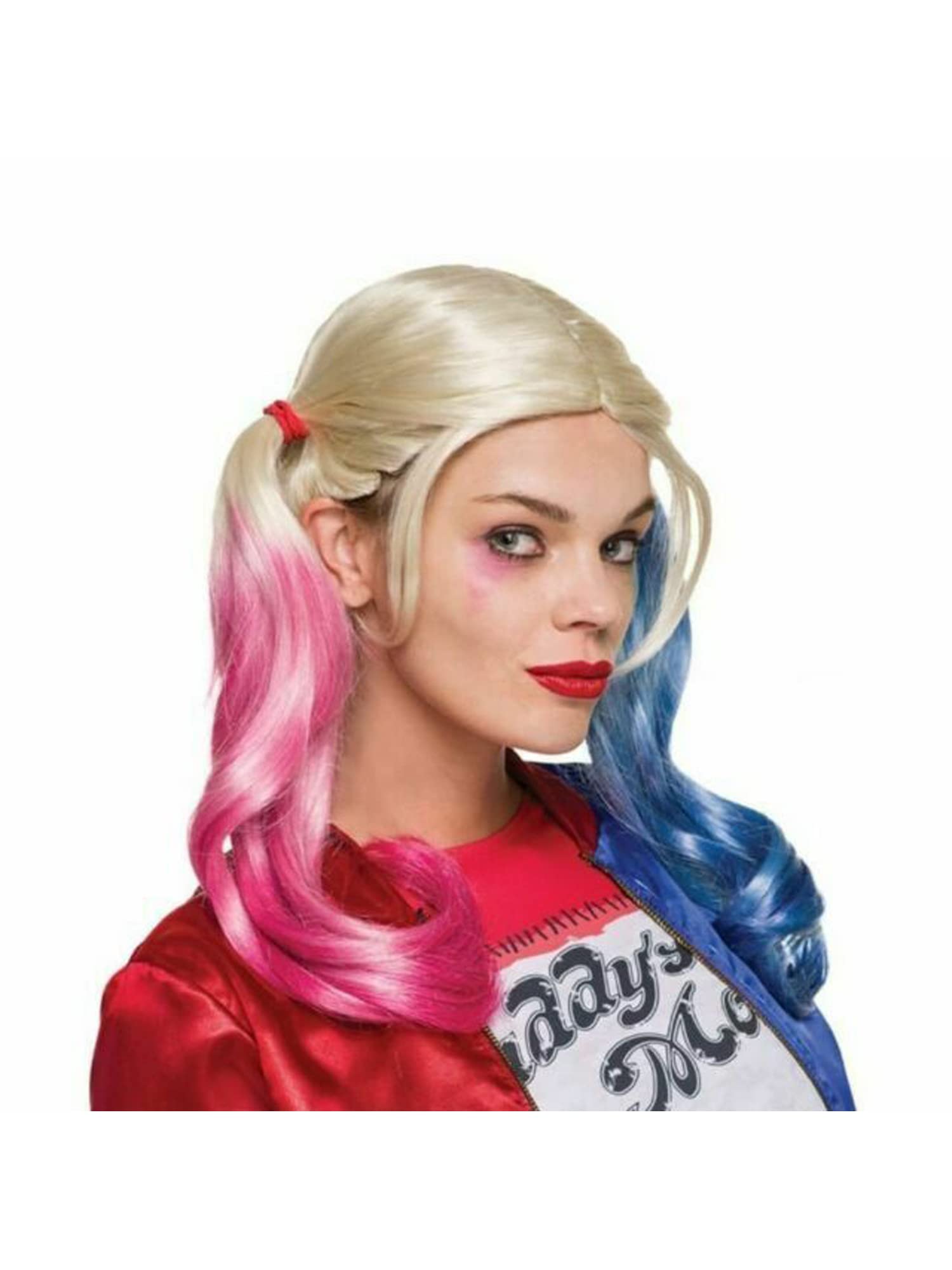 Rubie's Costume Co. synthetic fibers Women's Suicide Squad Harley Quinn Value Wig, As Shown, One Size