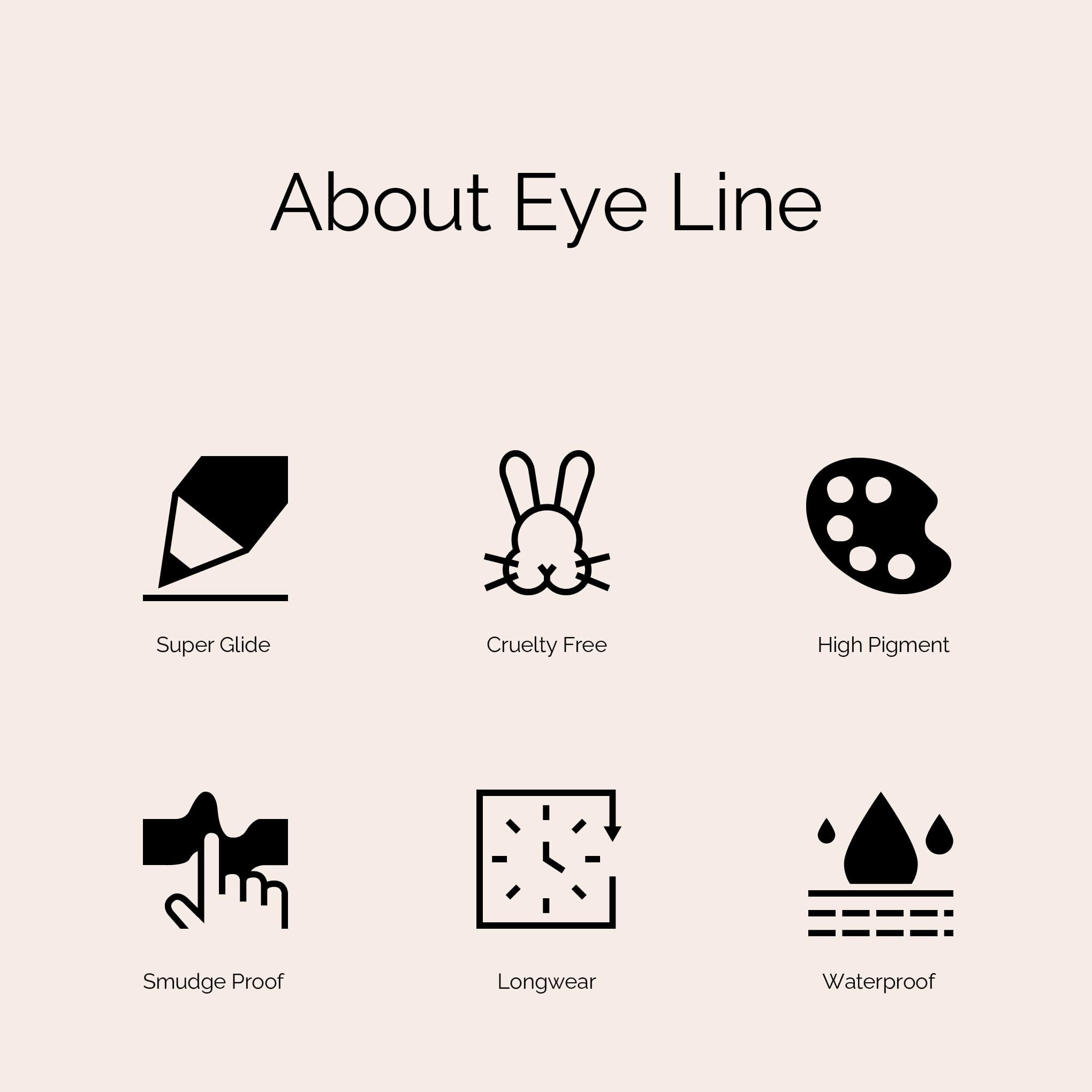 Ofir Eye Line Waterproof Eye Pencil | Vegan | Waterproof | Creamy Gel | Full-Coverage Finish (Graphite - Soft Black)