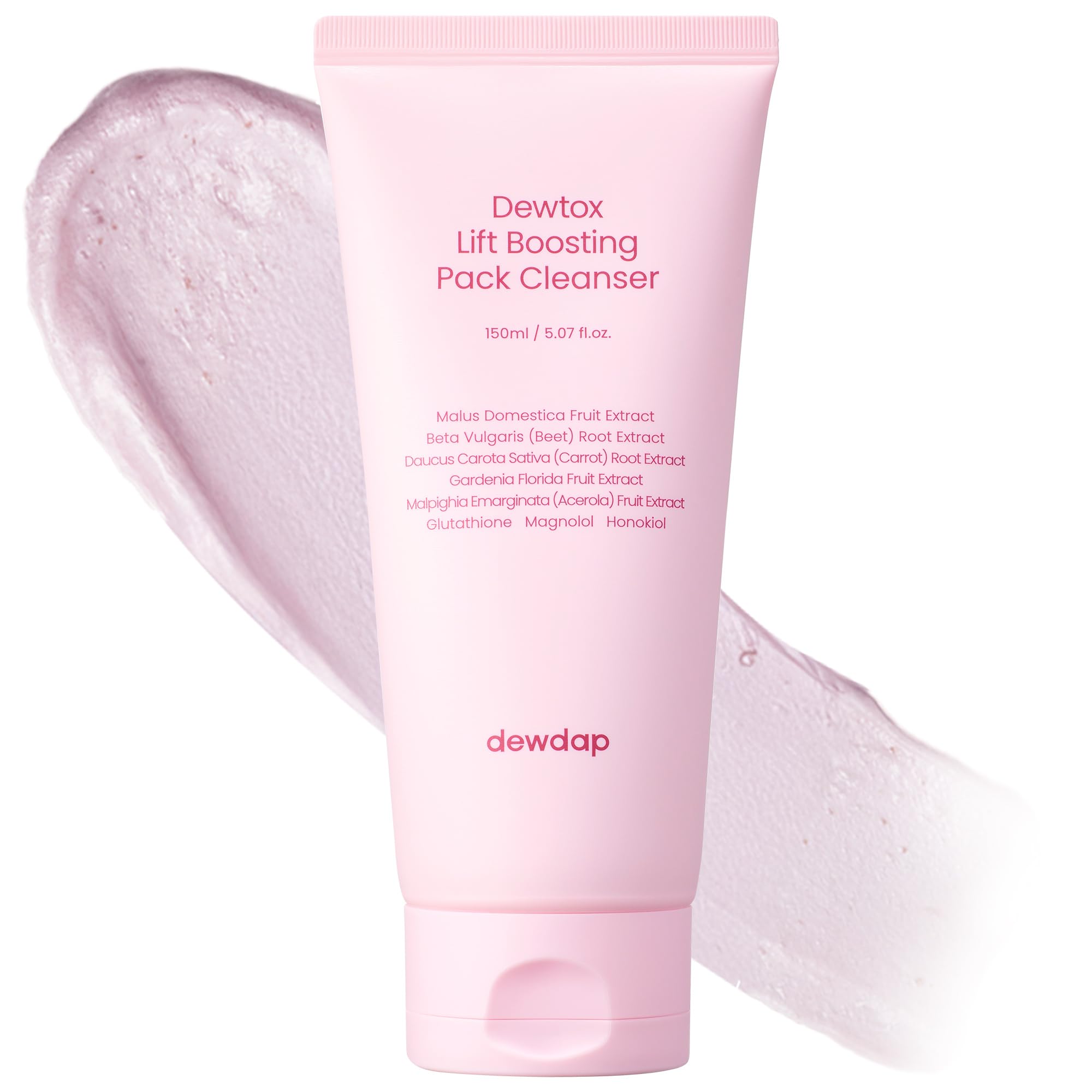 DEWDAP Dewtox Lift Boosting Facial Cleanser, Face Mask, Foaming Cleanser, Skin Enhancement All in One, Face Wash for Sensitive S