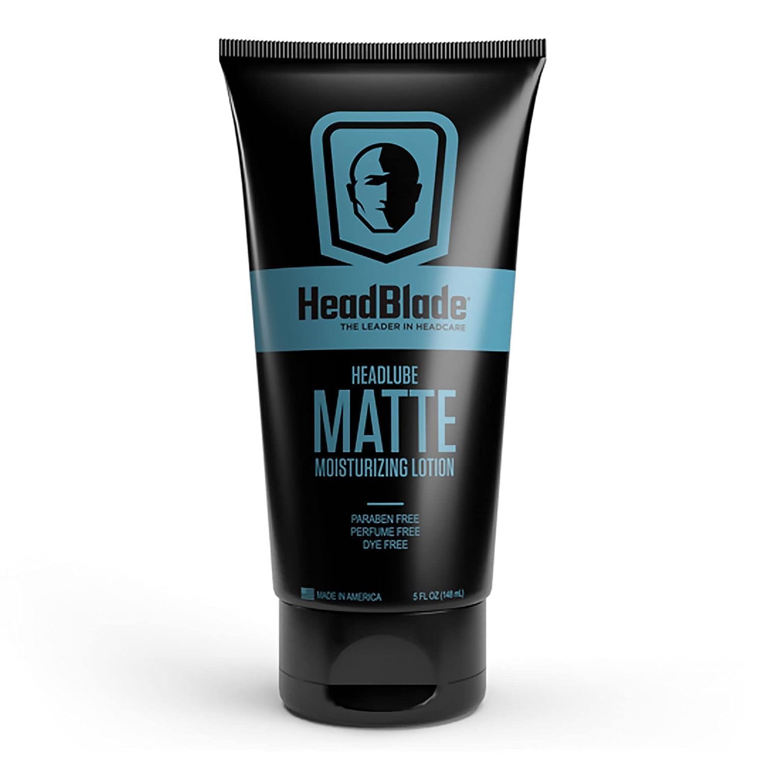 HeadBlade HeadLube Matte Moisturizer Lotion for Men (5 oz) - Leaves Head Smooth and Grease-Free, free Head Shaving Experience - 