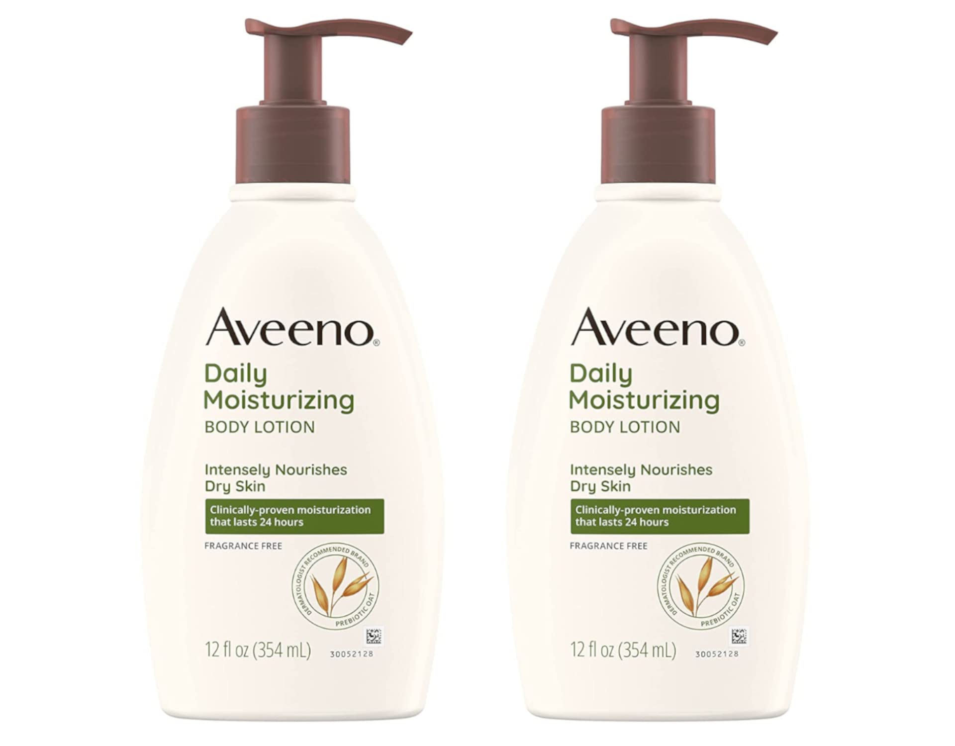 Aveeno Daily Moisturizing Lotion 12 Ounce Pump (354Ml) (2 Pack)