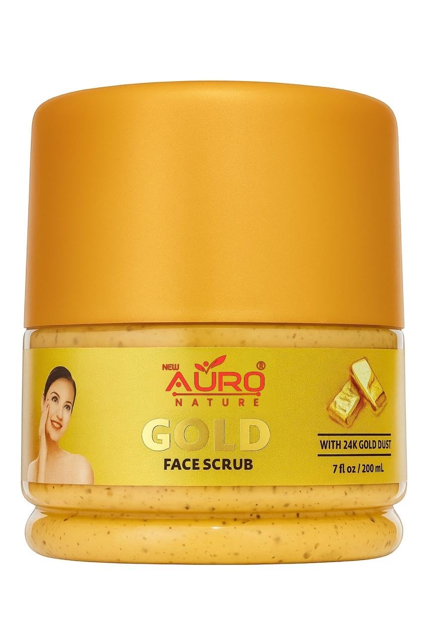 New Auro Nature Exfoliator For Face & Body | Deep Cleansing Scrub For Tan & Blackhead Removal | Natural Dead Skin Remover | Gent
