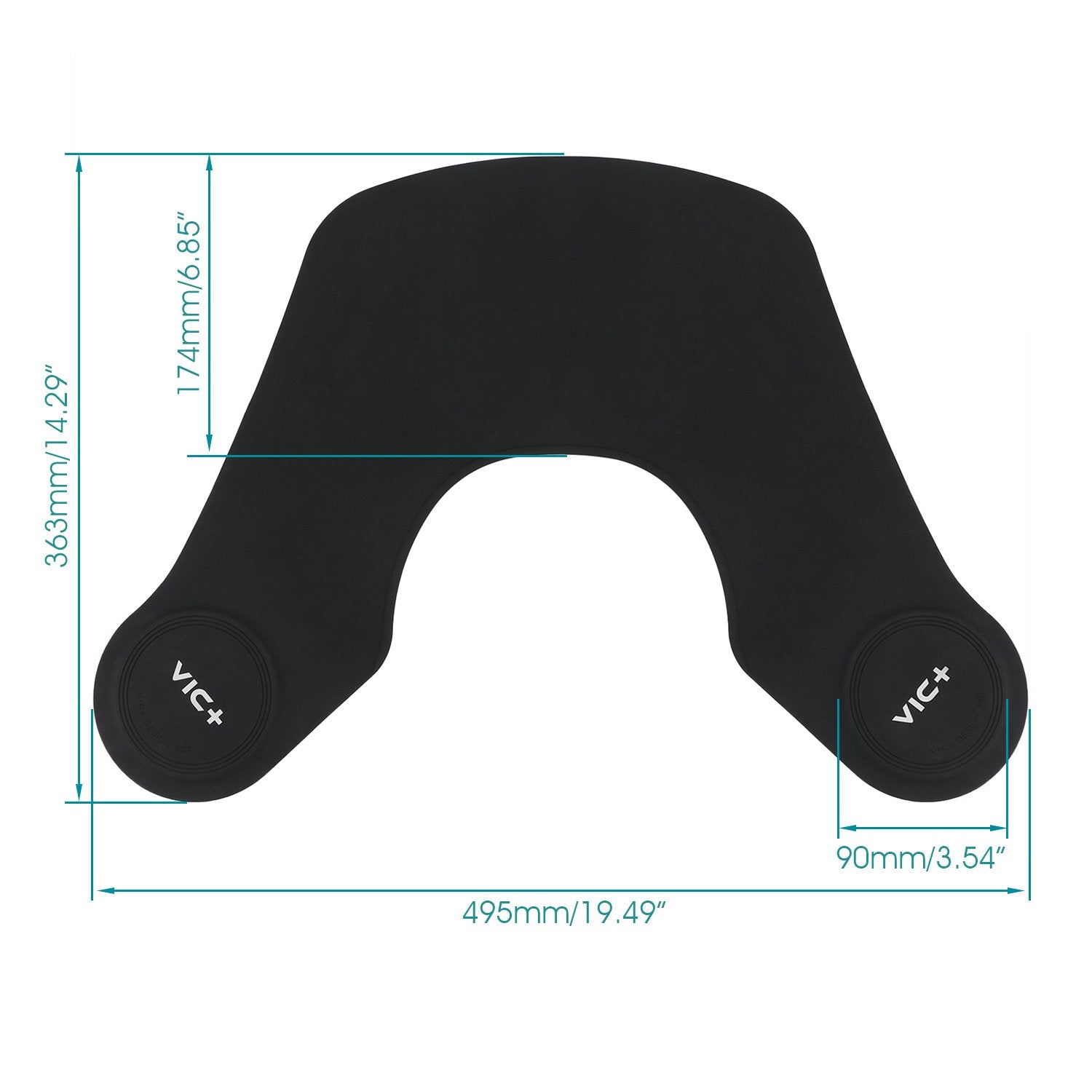 Segbeauty Hair Salon Stylist Cutting Collar, Black Rubber Neck Wrap Neck Guard for Haircut Hair Dye, Professional Hairdressing H