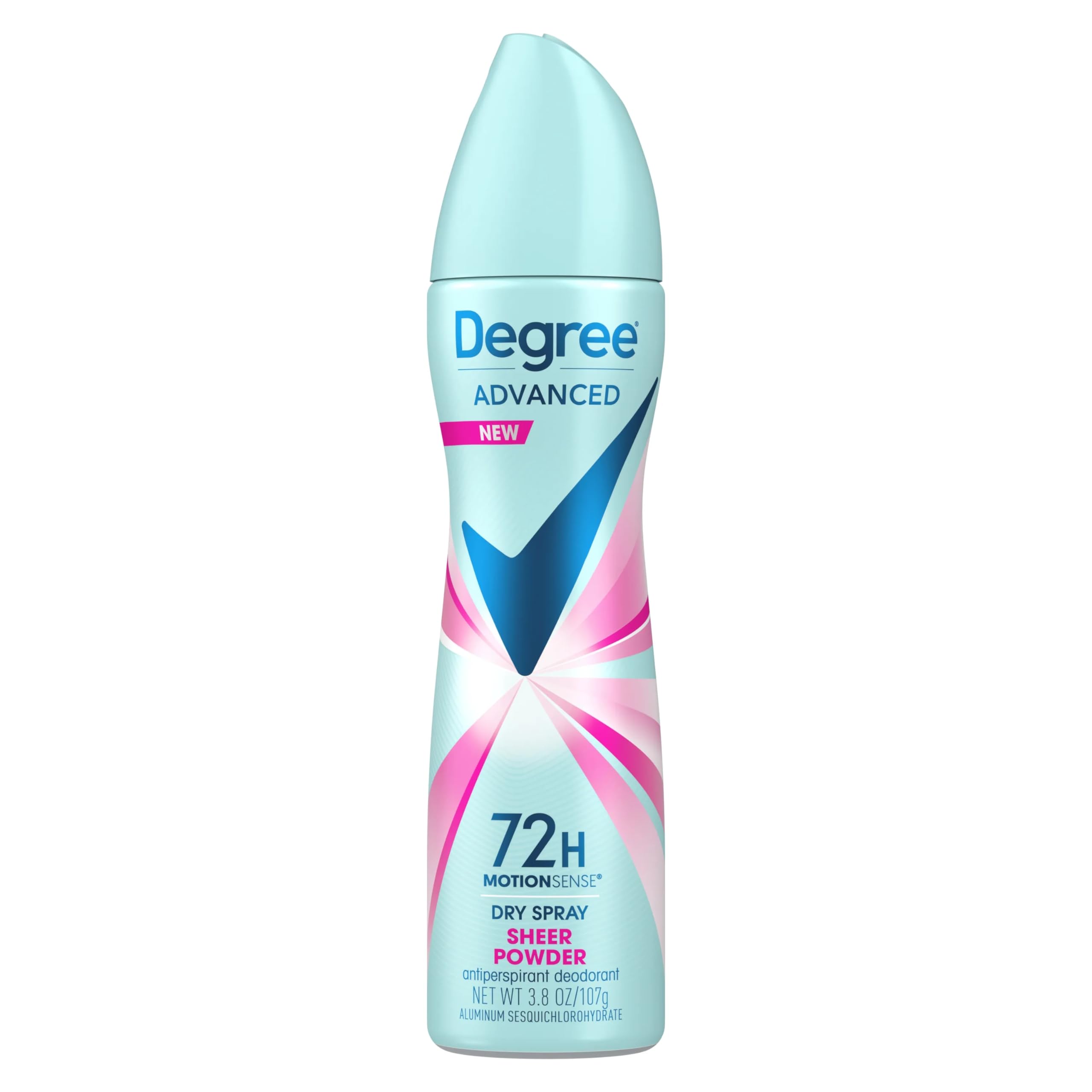 Degree Motionsense Dry Spray Antiperspirant, Sheer Powder 3.8 Oz (Pack Of 12)