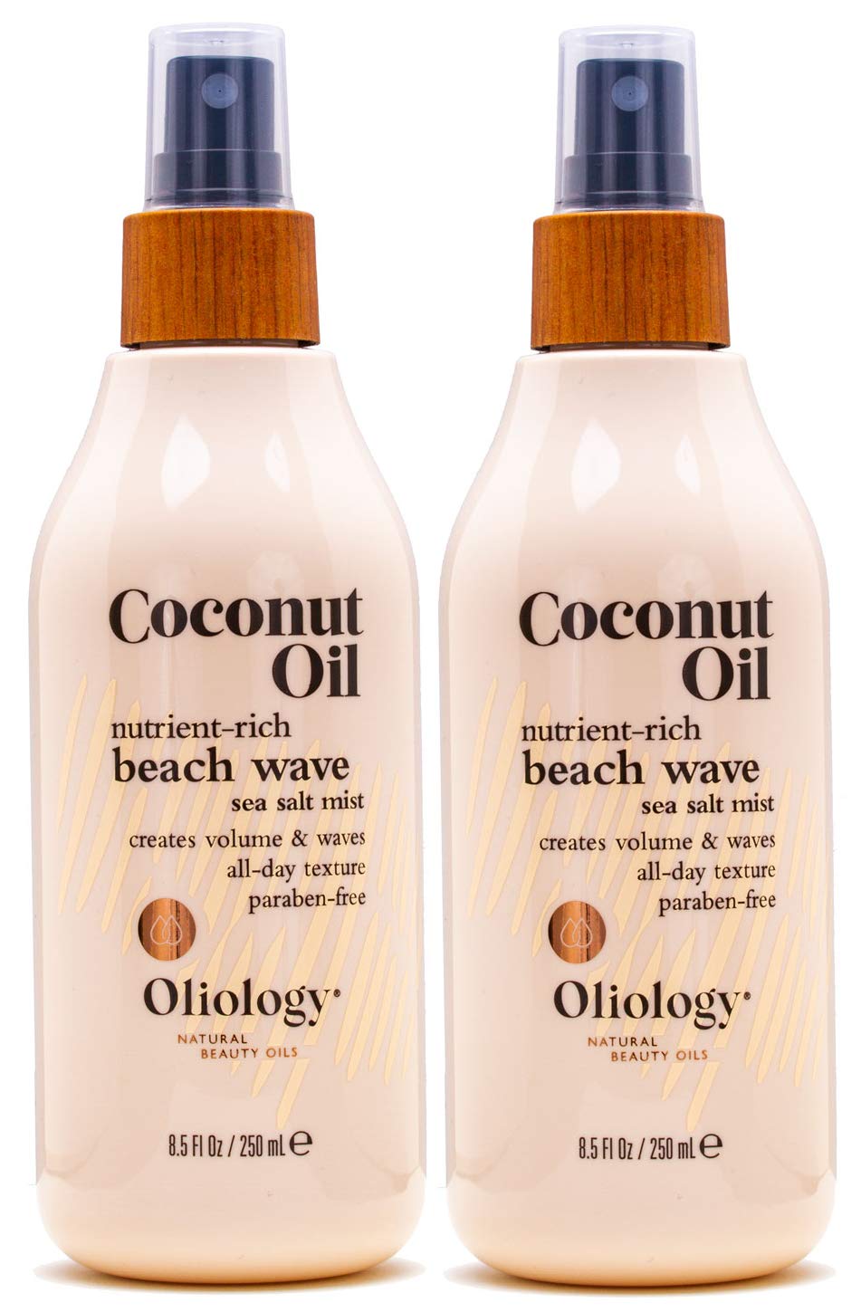 Oliology Coconut Oil Beach Wave Sea Salt Mist Spray - Light Mist Gives Hair Soft Beachy Waves Without Stiffness | Creates Volume
