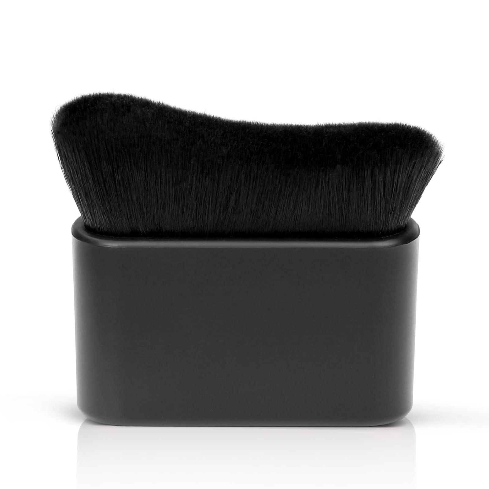 UNIMEIX Black Synthetic Sunscreen Makeup Brush for Kids and Adults, Soft Nylon Bristles, 25g, 2.65 Length