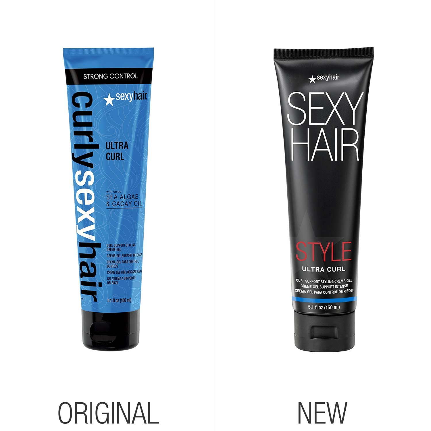 Sexyhair Style Ultra Curl Support Styling Crme-Gel, 5.1 Oz | High Control | Adds Definition And Long-Lasting Shape