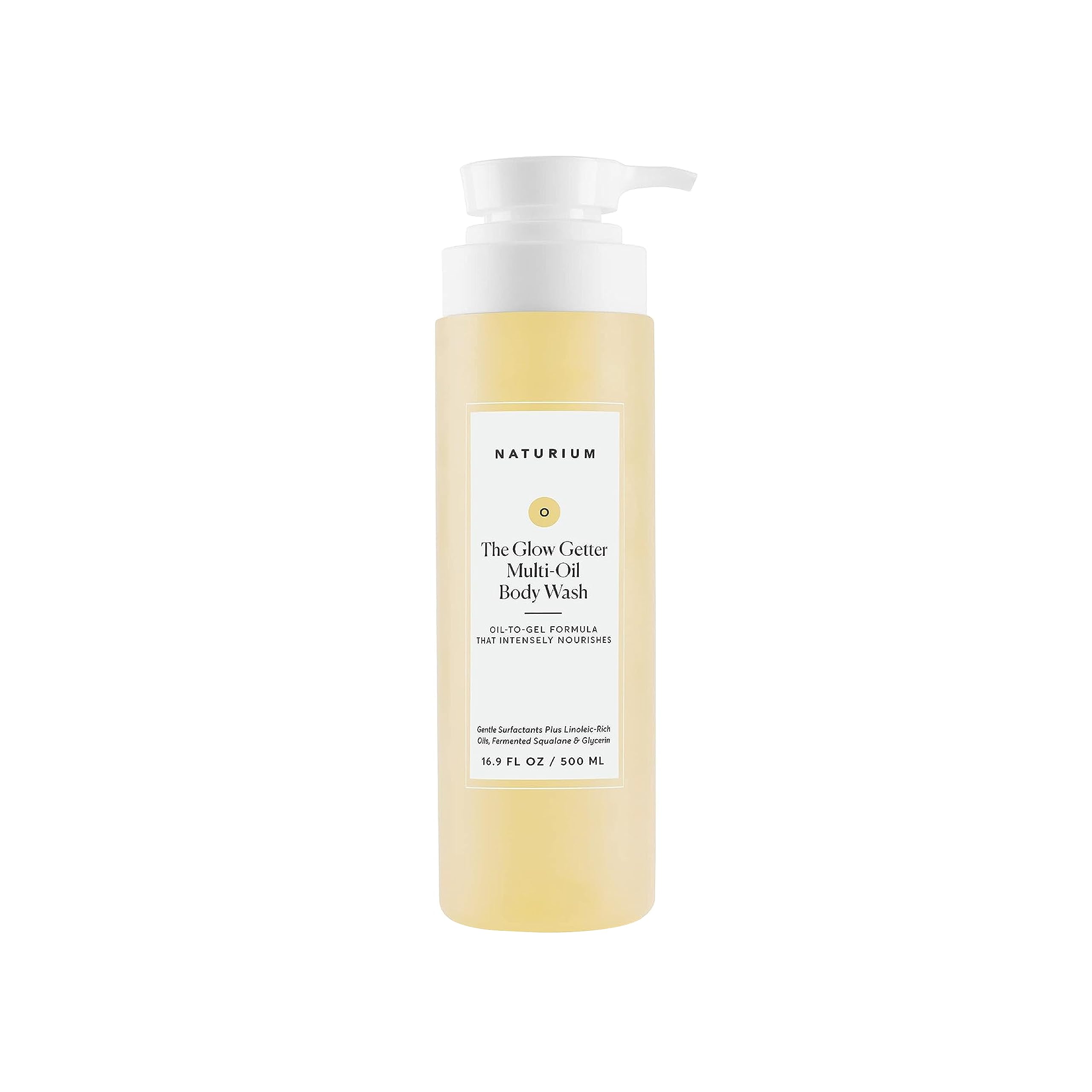 Naturium The Glow Getter MultiOil Hydrating Body Wash, Gentle Cleanser, 16.9 oz