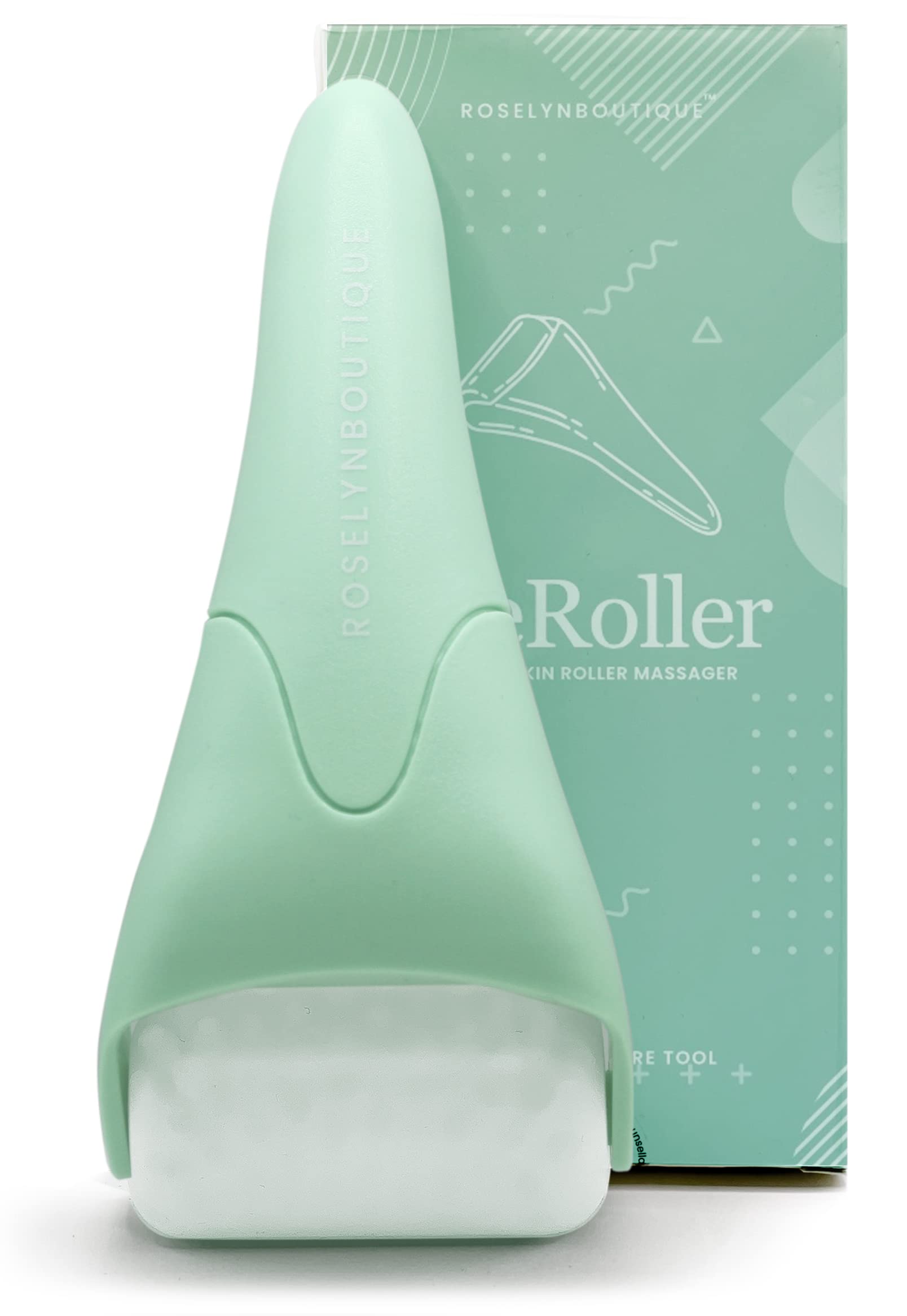 ROSELYNBOUTIQUE Ice Roller for Face Massager Cryotherapy Manual Acupressure Acupuncture Support Muscle Roller Stick - Facial Rol